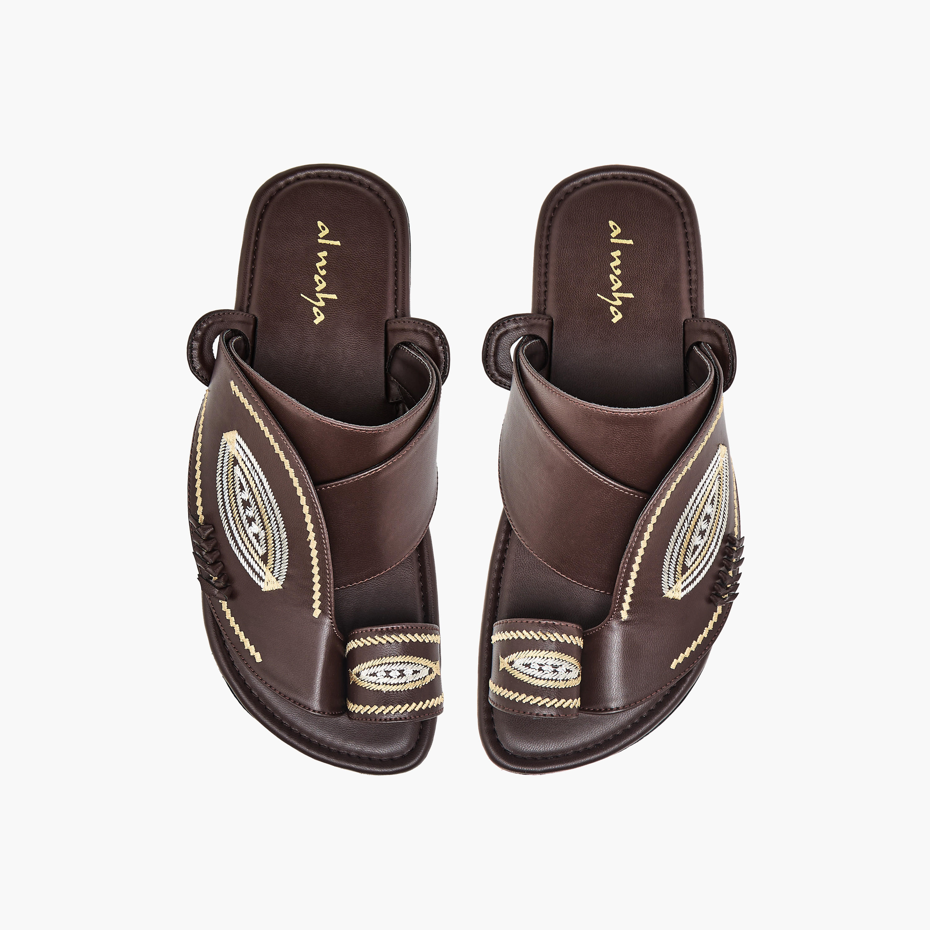 صندل عربي مطرّز للرجال من الواحة-men-shoes-sandals-image-1