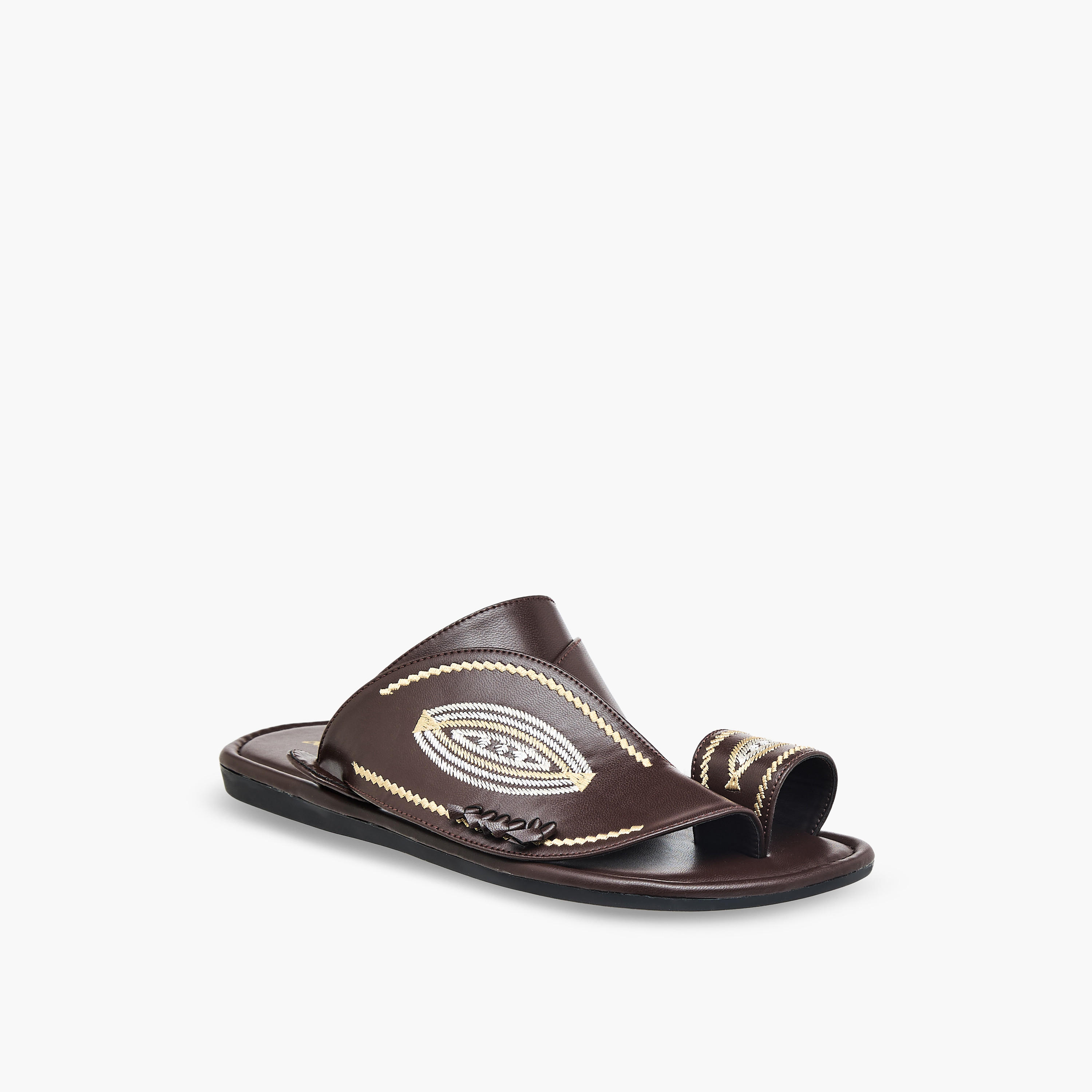 صندل عربي مطرّز للرجال من الواحة-men-shoes-sandals-image-2