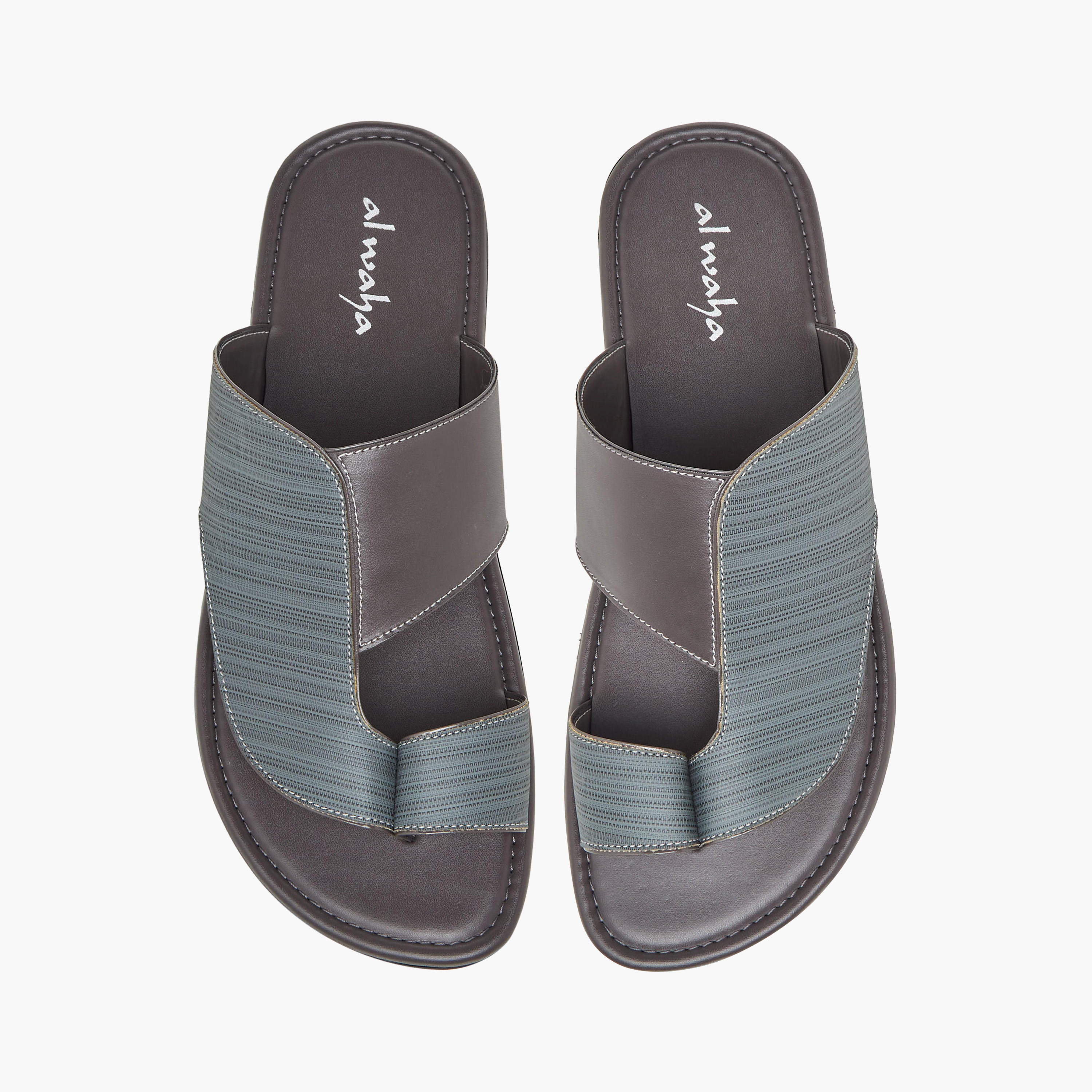 Al Waha Men Toe Loop Detail Arabic Sandals-men-shoes-sandals-image-1