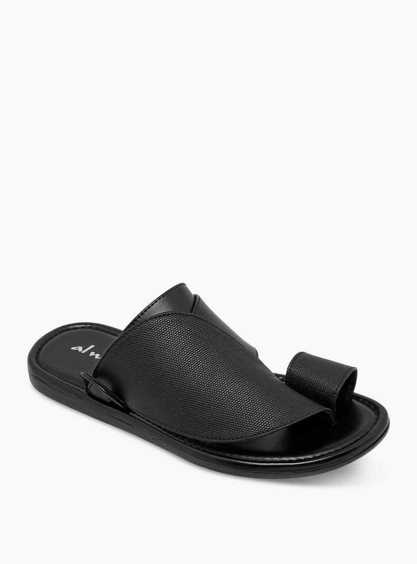 Al Waha Boys Toe Loop Detail Arabic Sandals-boys-shoes-sandals-image-2