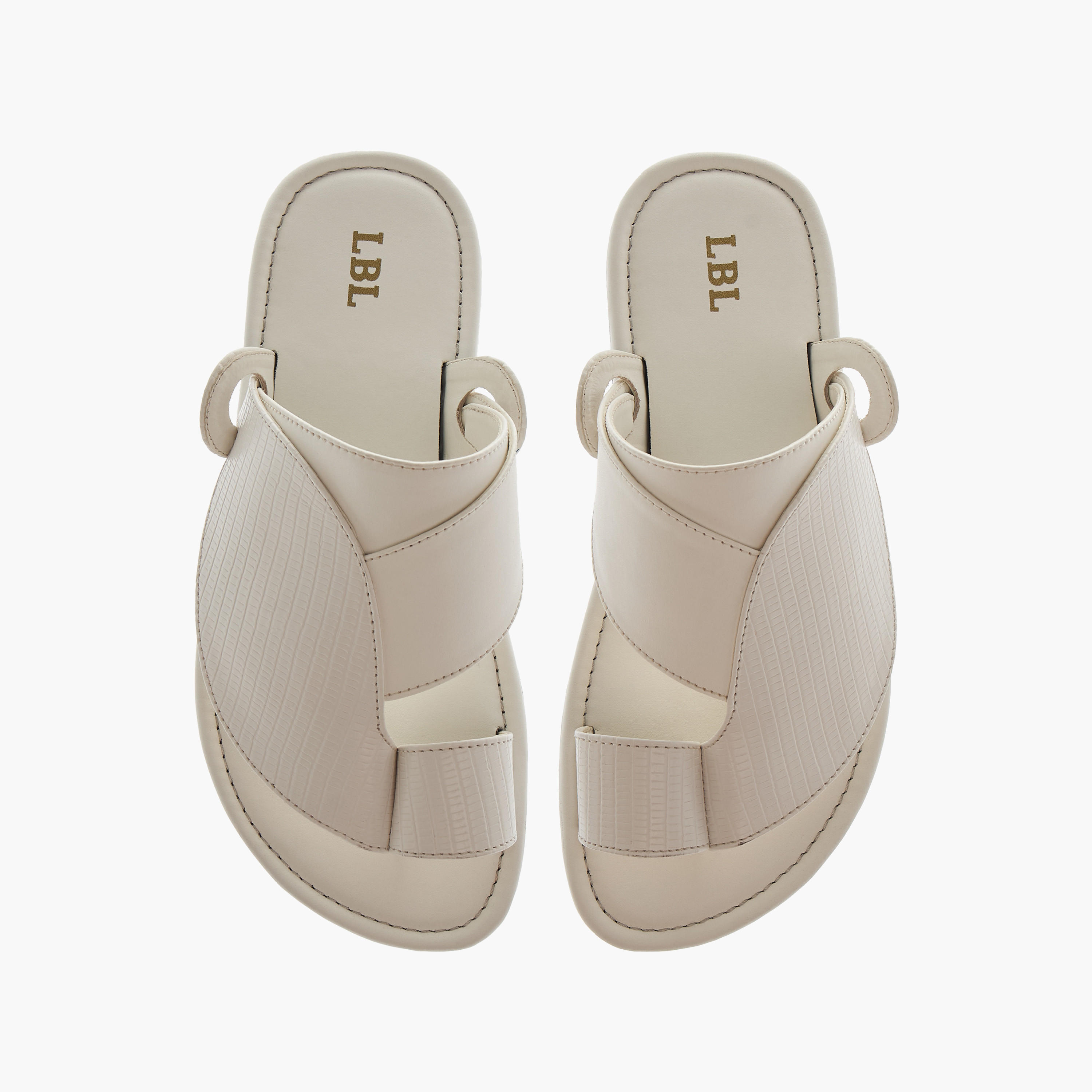 صندل عربي سهل الارتداء بارز الملمس بتفاصيل حلقة إصبع إل بي إل من شو إكسبريس-boys-shoes-sandals-image-1