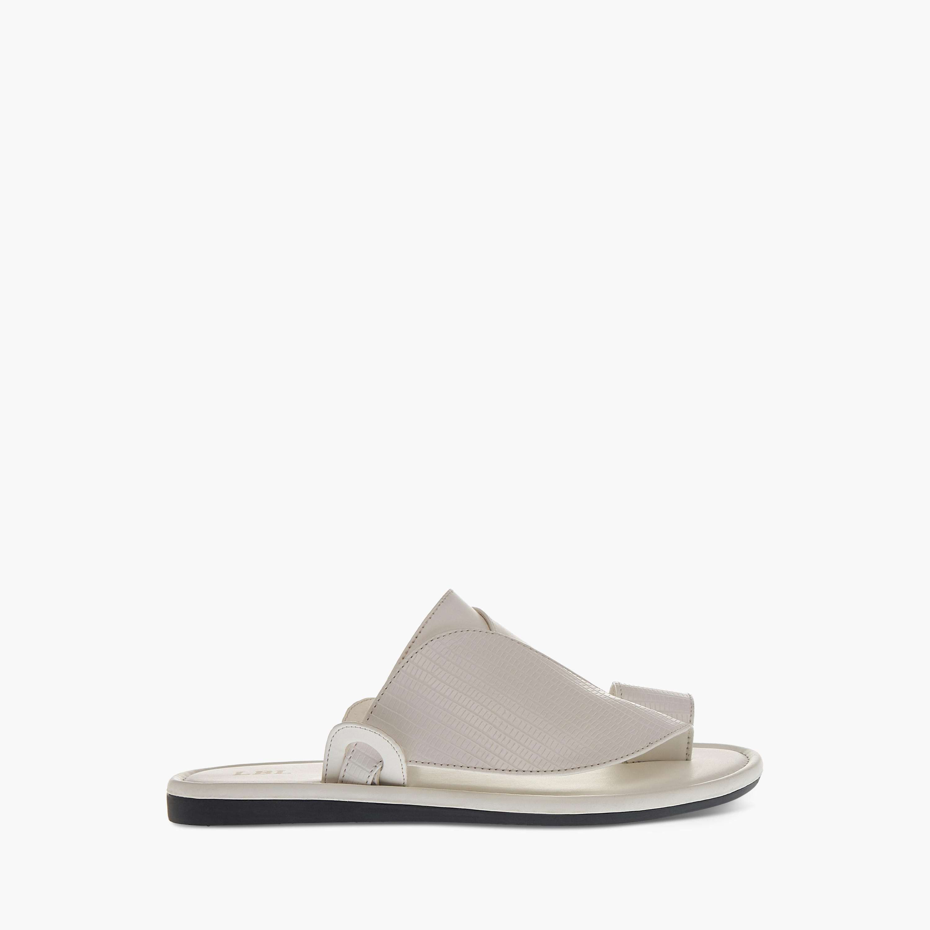 LBL by Shoexpress Textured Slip-On Arabic Sandals with Toe Loop Detail-boys-shoes-sandals-image-2