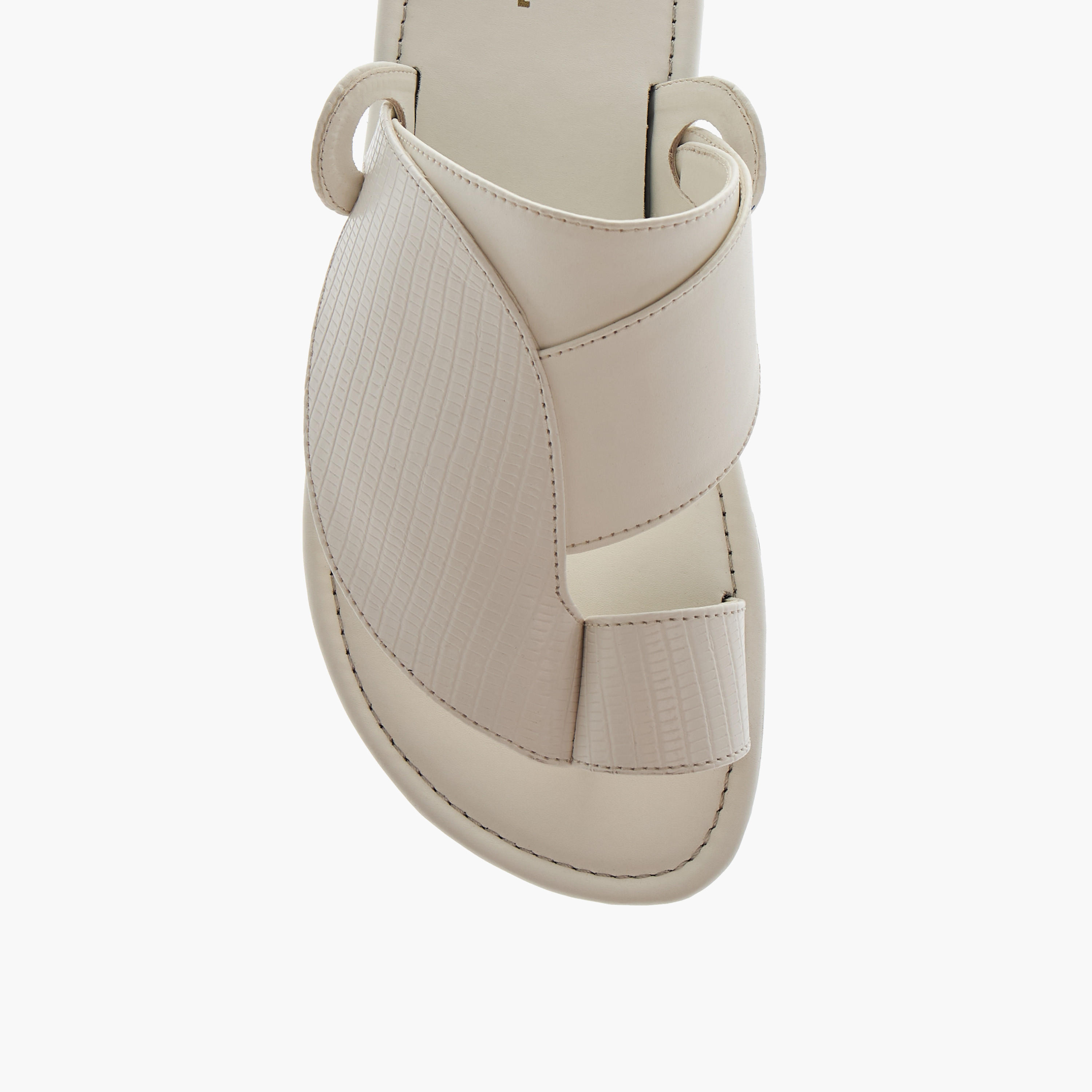 LBL by Shoexpress Textured Slip-On Arabic Sandals with Toe Loop Detail-boys-shoes-sandals-image-3