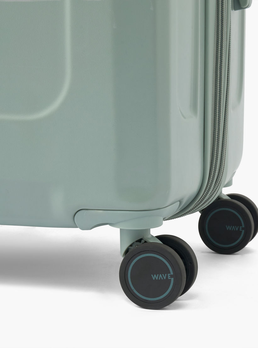 WAVE Solid Hardcase Luggage Trolley with Retractable Handle - 24 inches Check-In Bag-travel-luggagesandbags-luggage-image-8