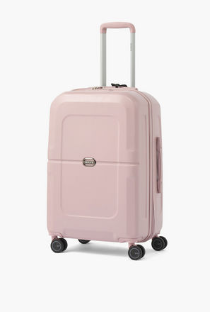 WAVE Solid Hardcase Luggage Trolley with Retractable Handle - 24 inches Check-In Bag-travel-luggagesandbags-image-1