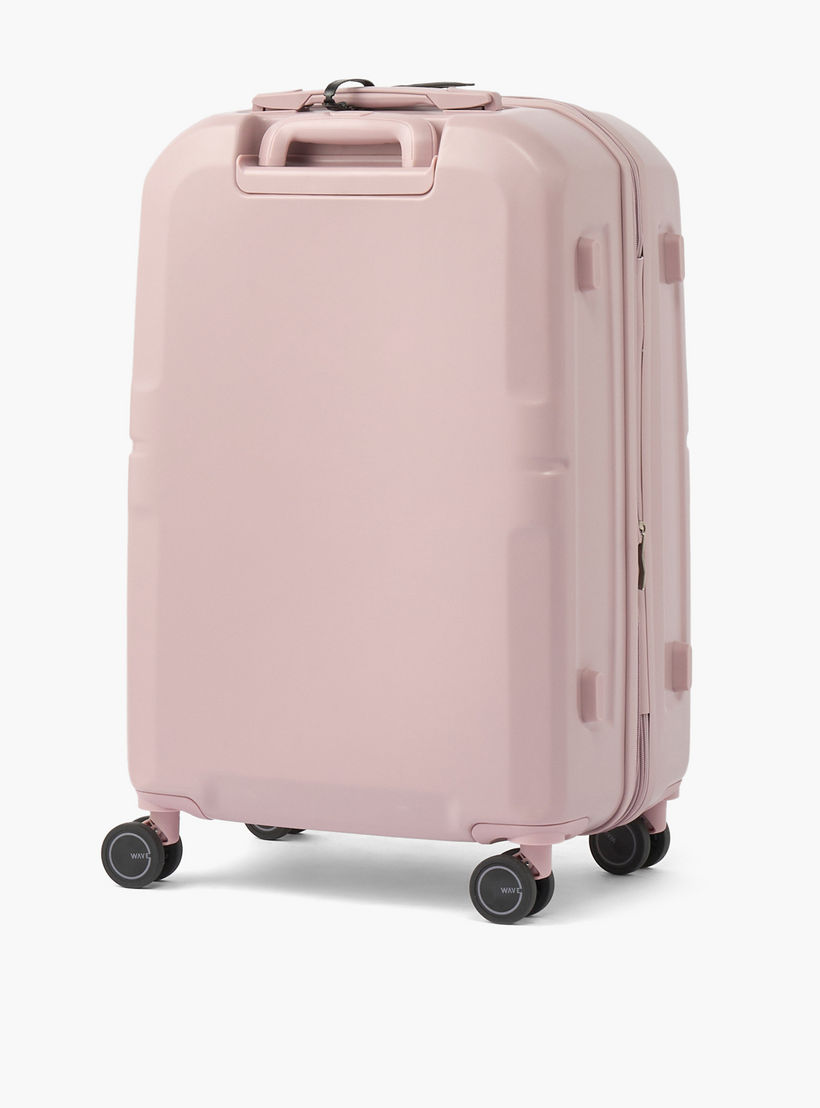 WAVE Solid Hardcase Luggage Trolley with Retractable Handle - 24 inches Check-In Bag-travel-luggagesandbags-luggage-image-3