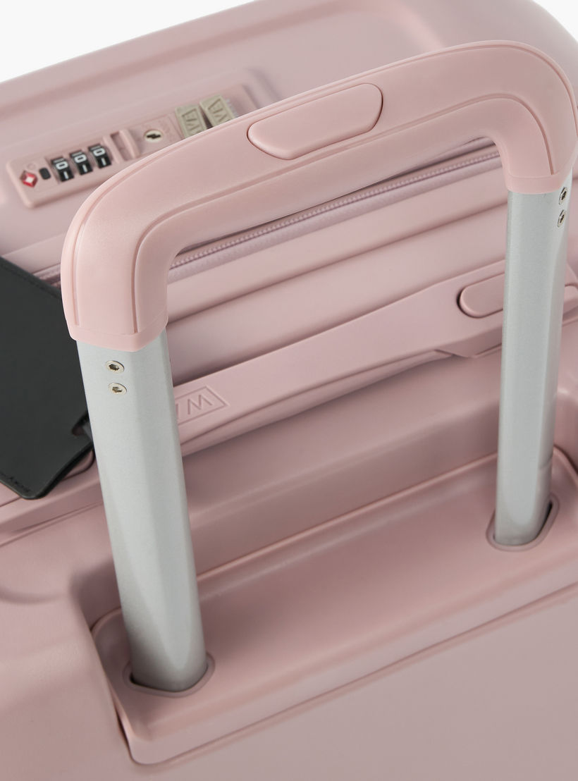 WAVE Solid Hardcase Luggage Trolley with Retractable Handle - 24 inches Check-In Bag-travel-luggagesandbags-luggage-image-6
