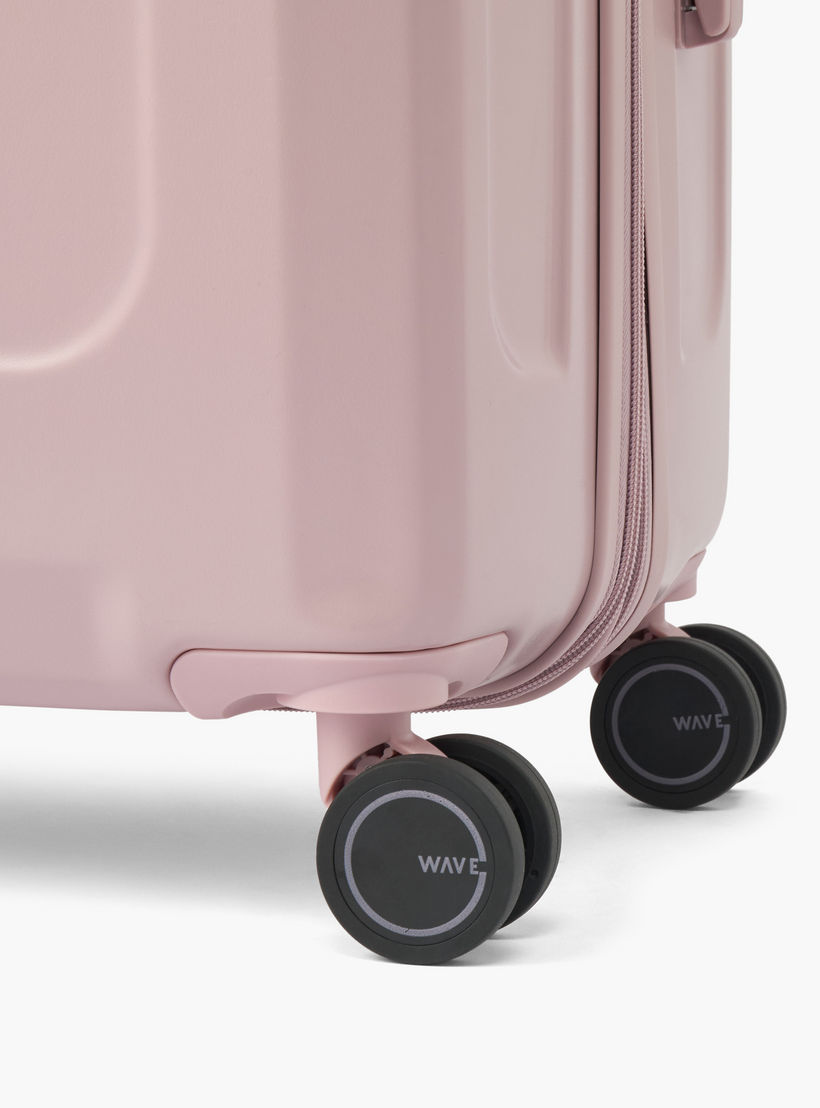 WAVE Solid Hardcase Luggage Trolley with Retractable Handle - 24 inches Check-In Bag-travel-luggagesandbags-luggage-image-8