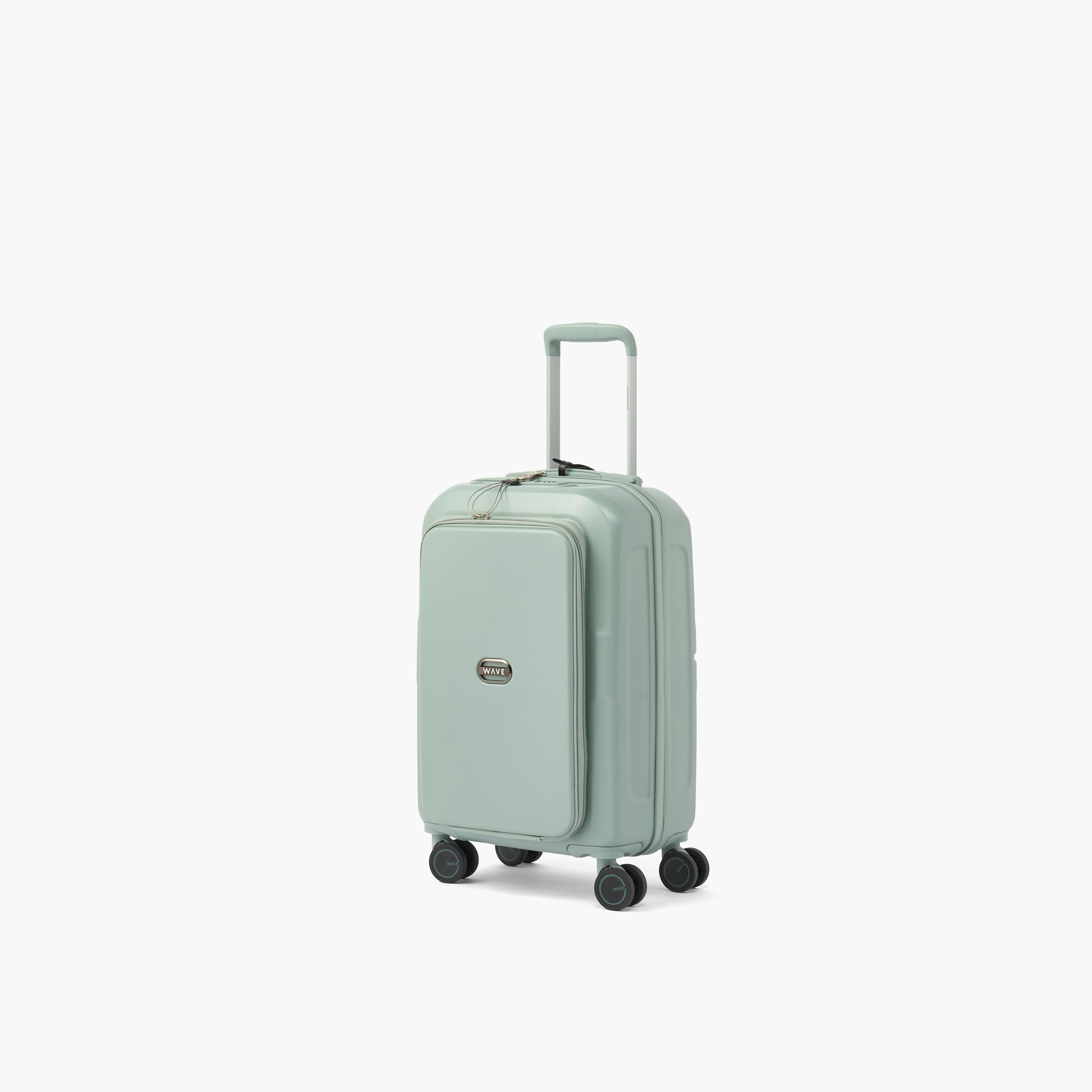 WAVE Solid Hardcase Luggage Trolley with Retractable Handle - 20 inches Cabin Bag-travel-luggagesandbags-luggage-image-1