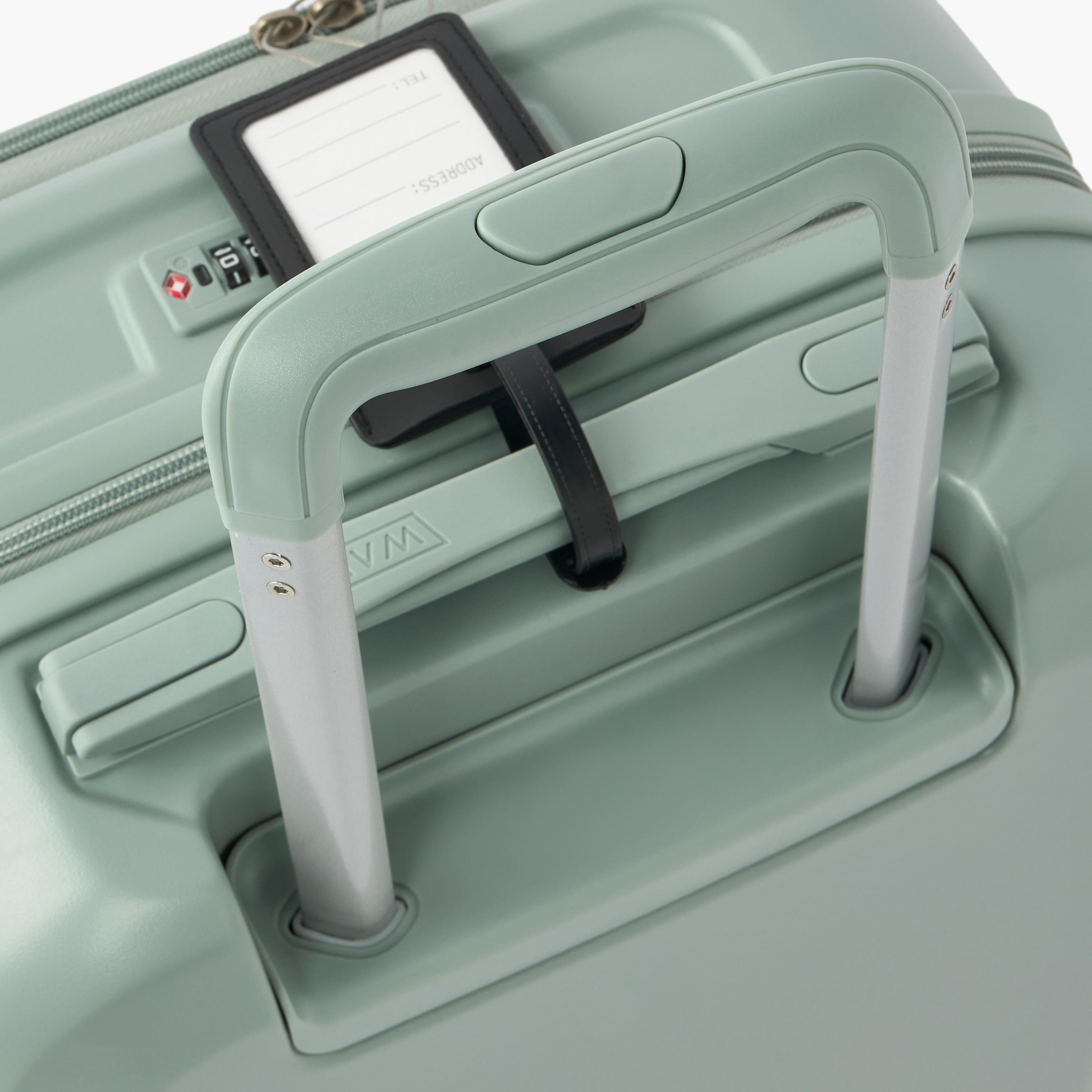 WAVE Solid Hardcase Luggage Trolley with Retractable Handle - 20 inches Cabin Bag-travel-luggagesandbags-luggage-image-6