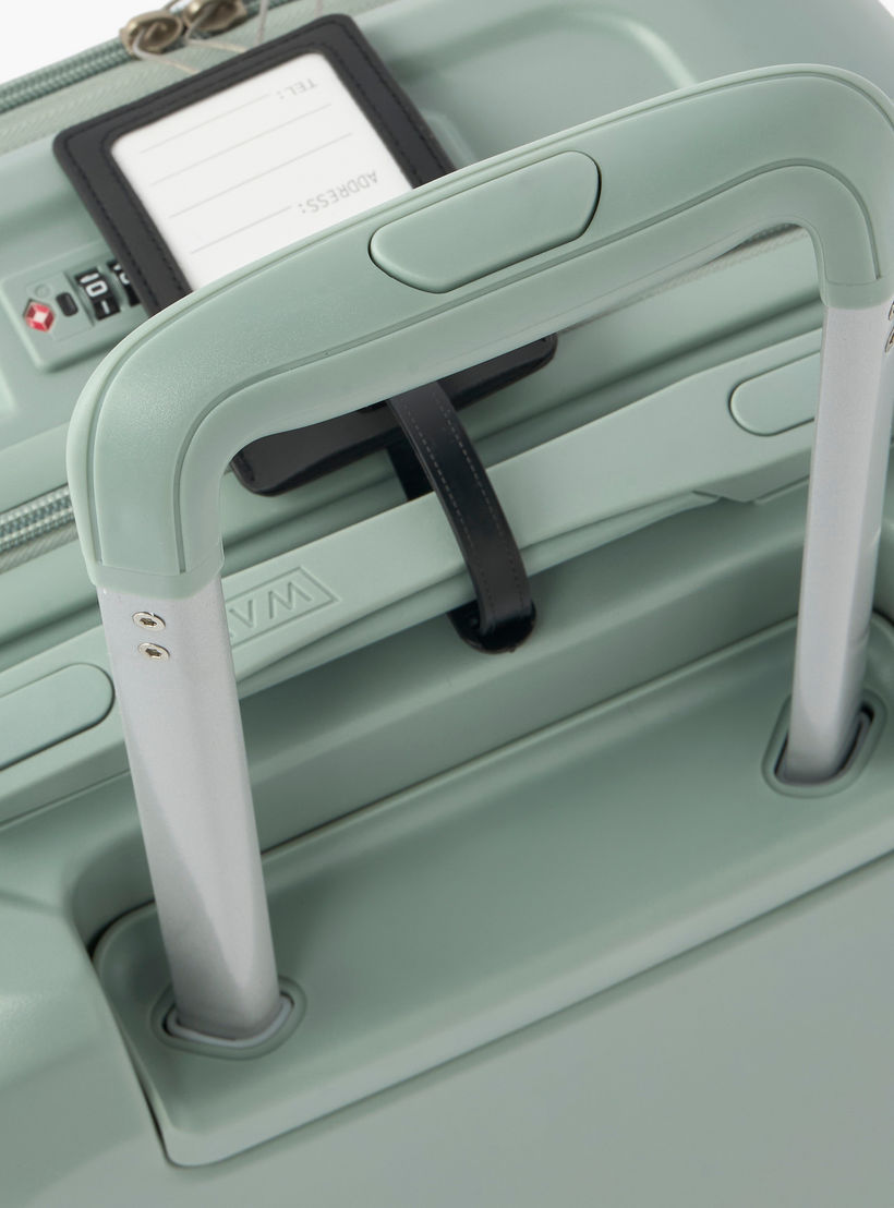 WAVE Solid Hardcase Luggage Trolley with Retractable Handle - 20 inches Cabin Bag-travel-luggagesandbags-luggage-image-6