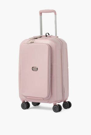 WAVE Solid Hardcase Luggage Trolley with Retractable Handle - 20 inches Cabin Bag-travel-luggagesandbags-image-1