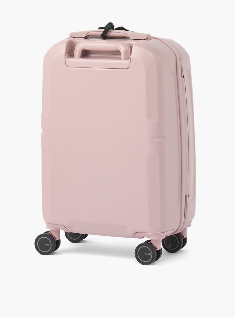 WAVE Solid Hardcase Luggage Trolley with Retractable Handle - 20 inches Cabin Bag-travel-luggagesandbags-luggage-image-3