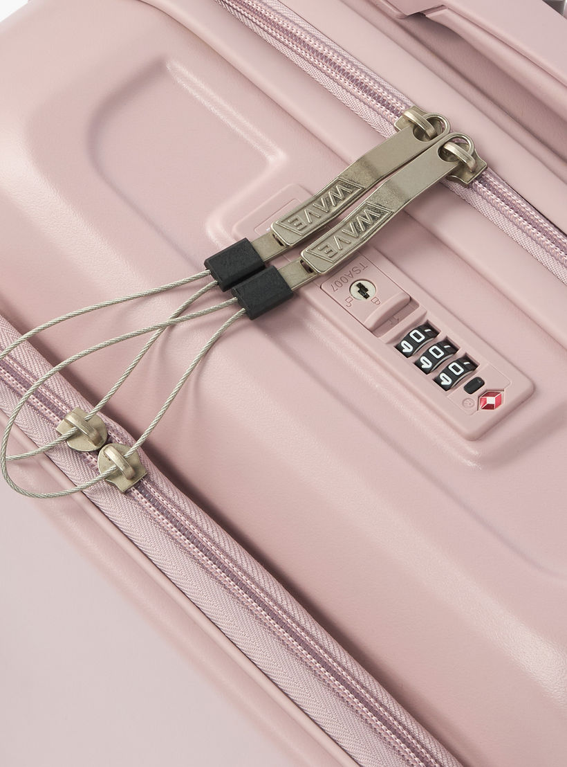 WAVE Solid Hardcase Luggage Trolley with Retractable Handle - 20 inches Cabin Bag-travel-luggagesandbags-luggage-image-4