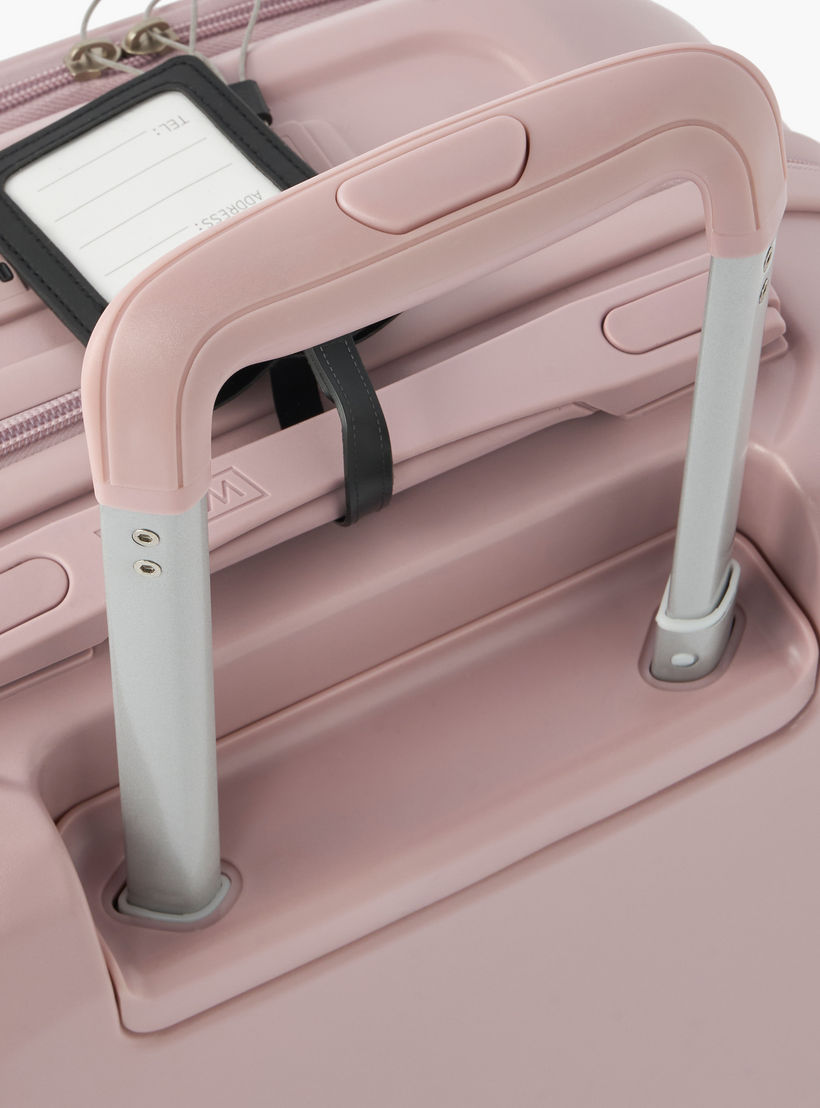 WAVE Solid Hardcase Luggage Trolley with Retractable Handle - 20 inches Cabin Bag-travel-luggagesandbags-luggage-image-6