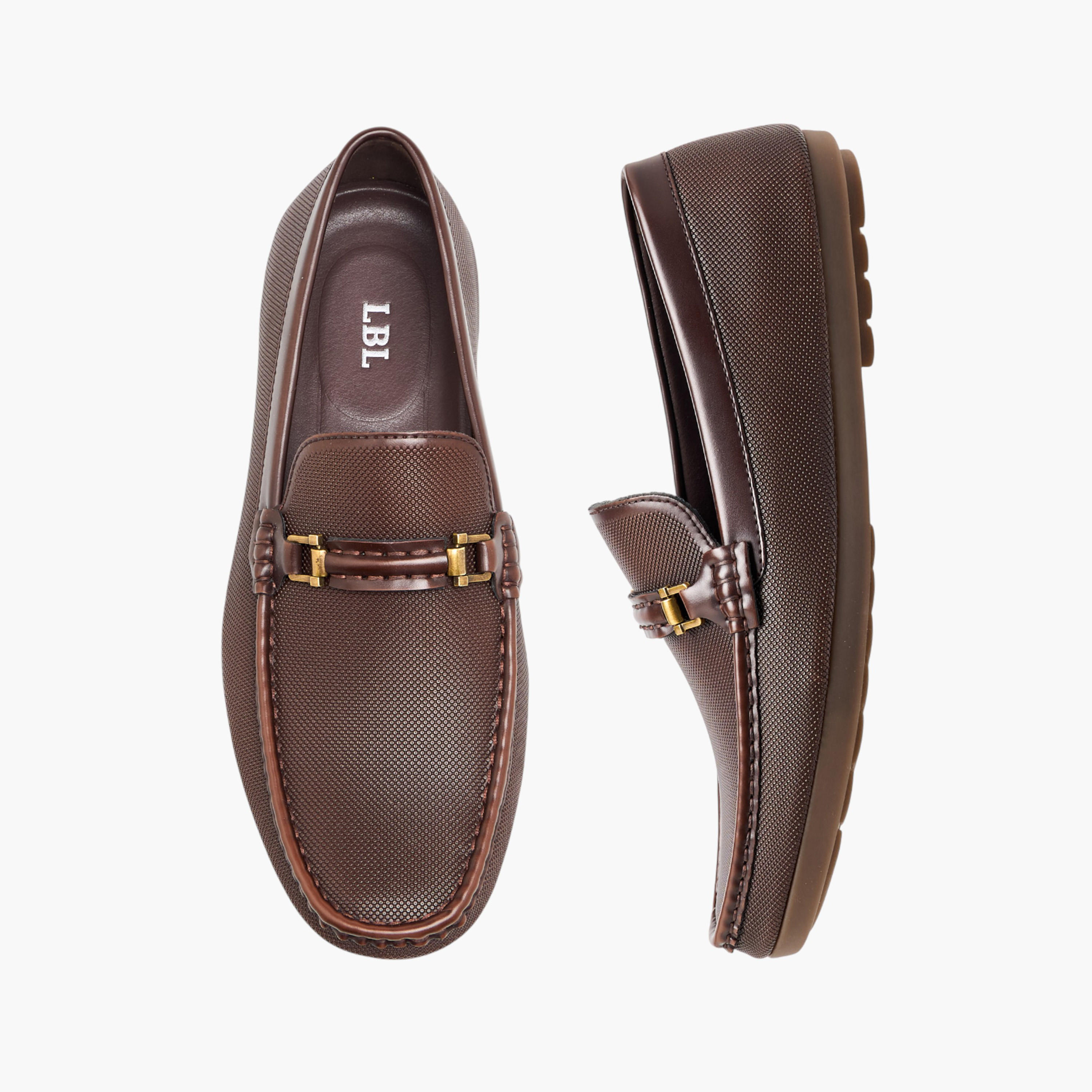 LBL by Shoexpress Men Textured Loafers-men-shoes-loafersandmoccasins-image-1
