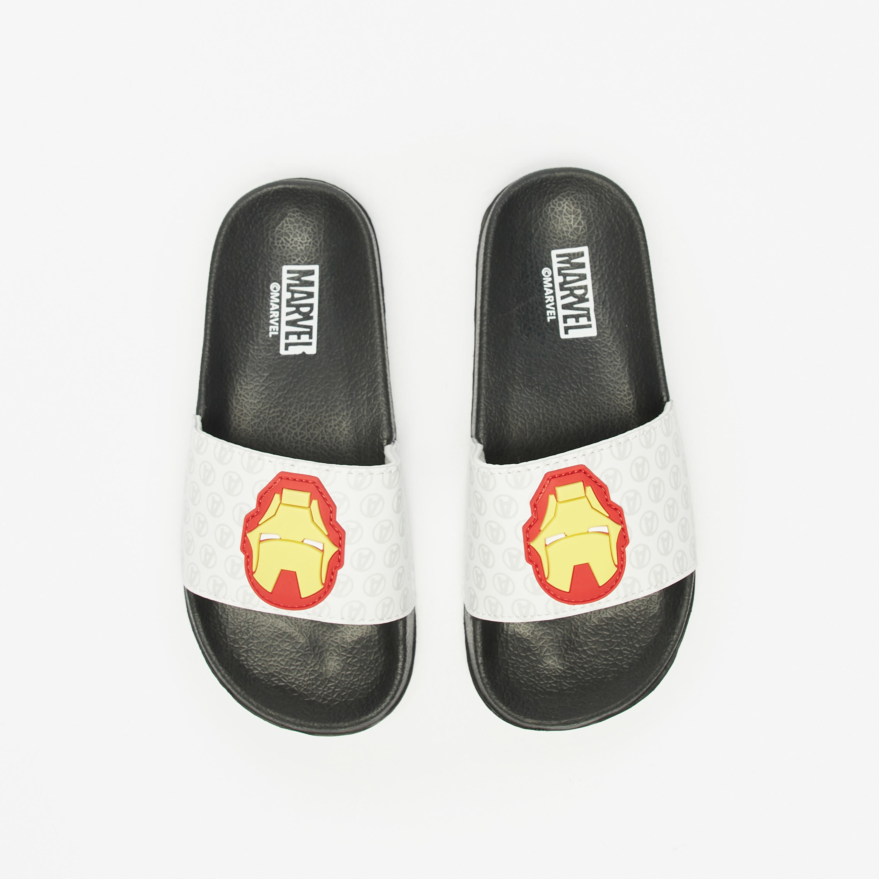شبشب خفيف سهل الارتداء بنقوش آيرون مان من أفينجرز-boys-shoes-flipflopsandslides-image-1