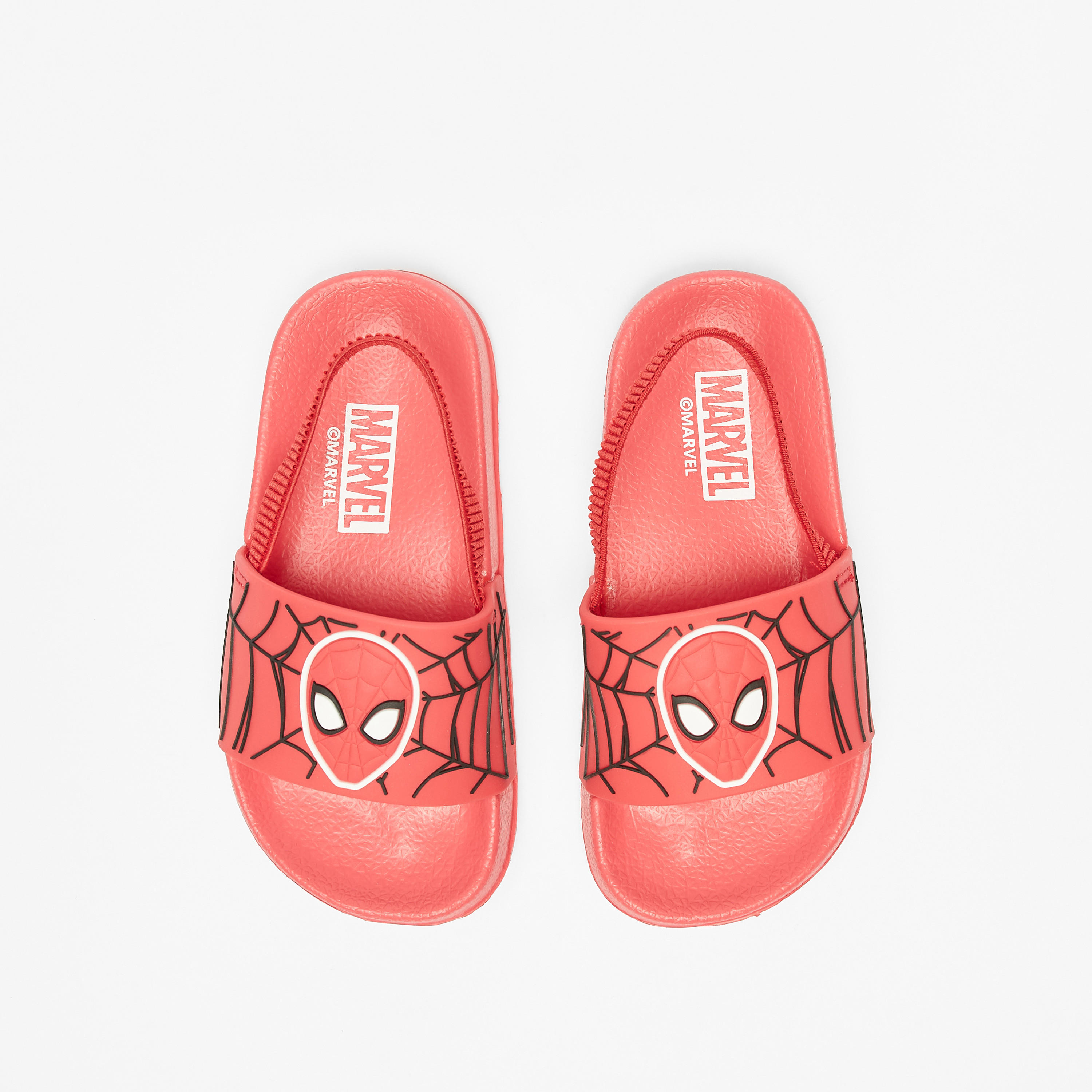شبشب خفيف بحزام خلفي وطبعات سبايدر مان من مارفل-boys-shoes-flipflopsandslides-image-1