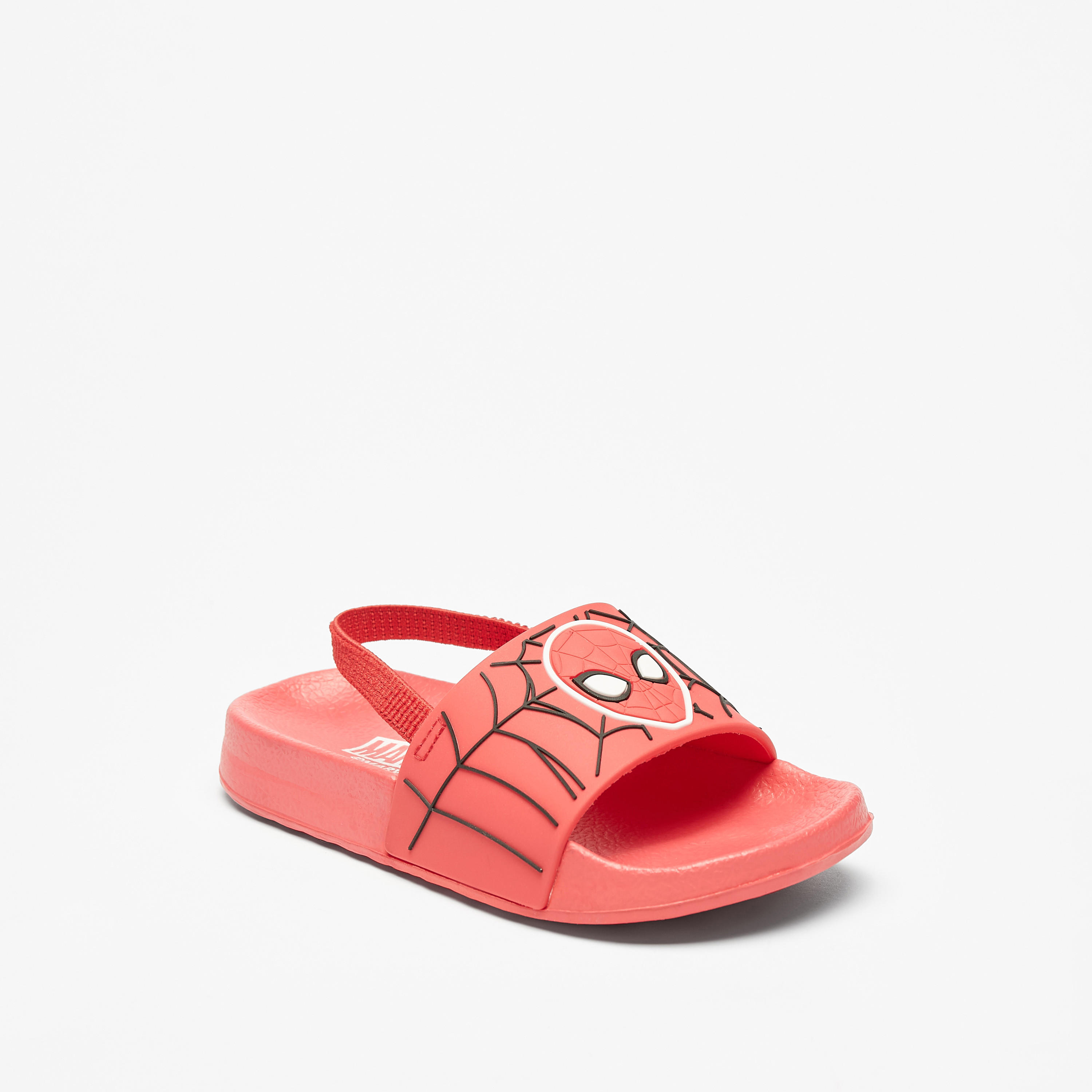 شبشب خفيف بحزام خلفي وطبعات سبايدر مان من مارفل-boys-shoes-flipflopsandslides-image-2