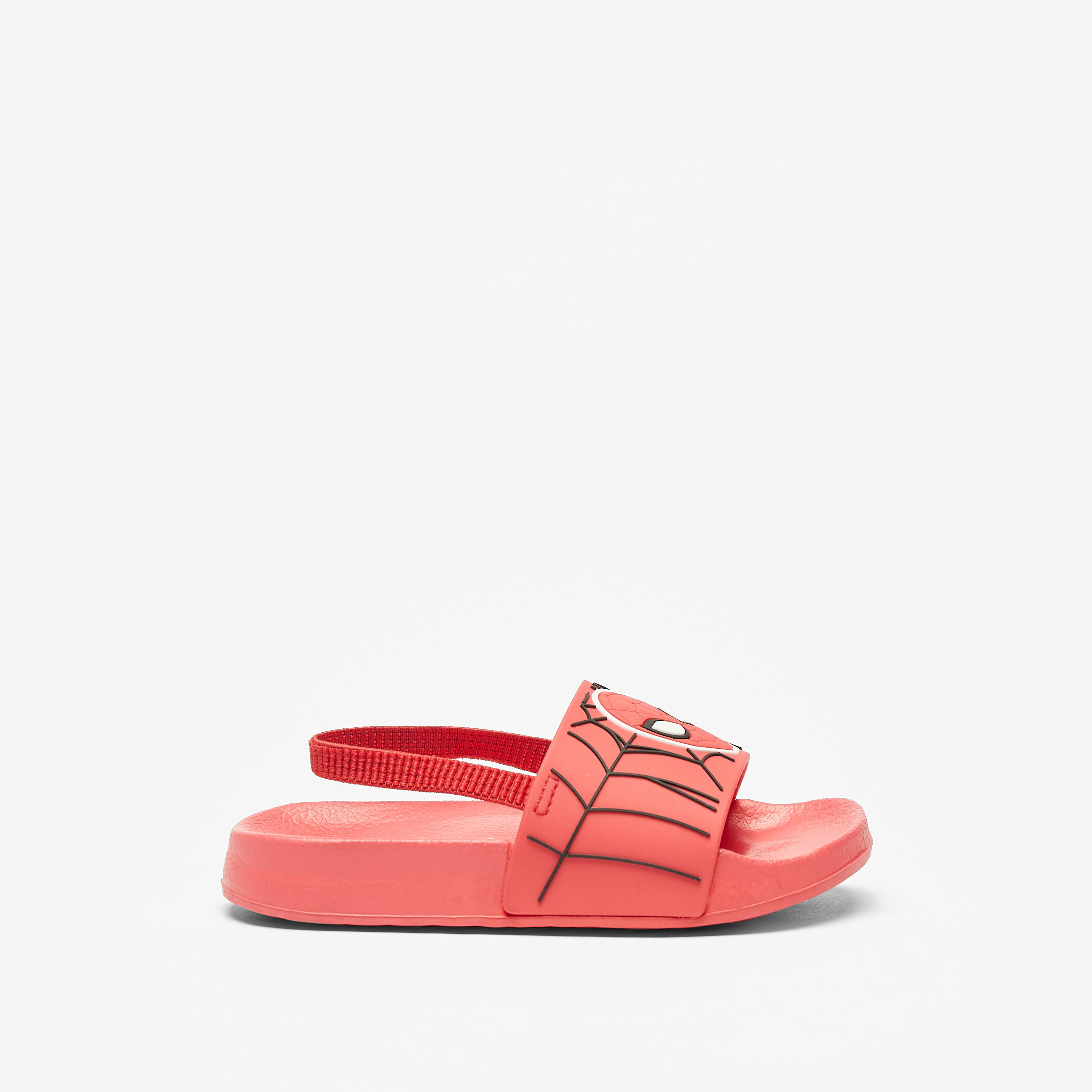 شبشب خفيف بحزام خلفي وطبعات سبايدر مان من مارفل-boys-shoes-flipflopsandslides-image-3