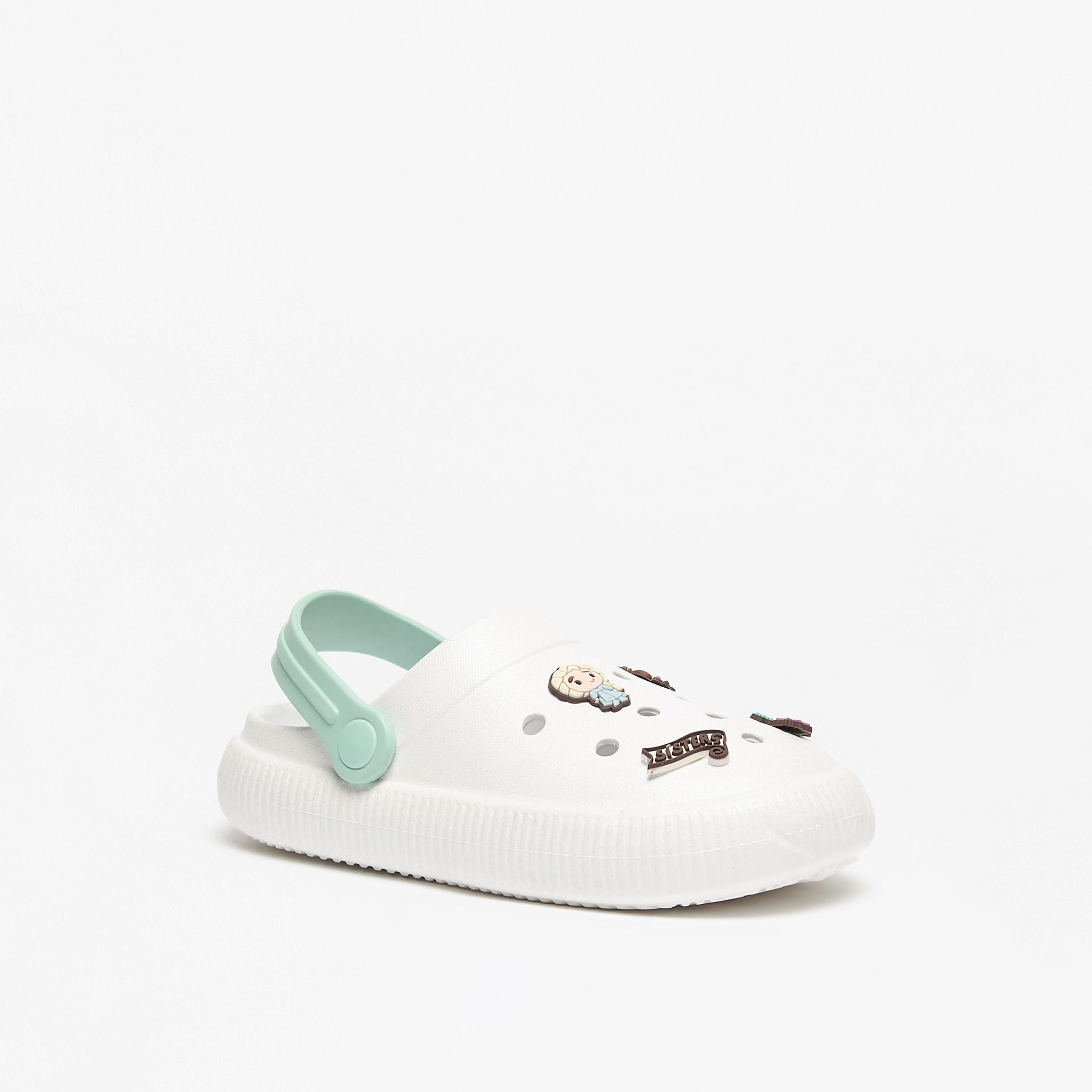 Disney Frozen Embossed Backstrap Clogs-girls-shoes-flipflopsandslides-image-1