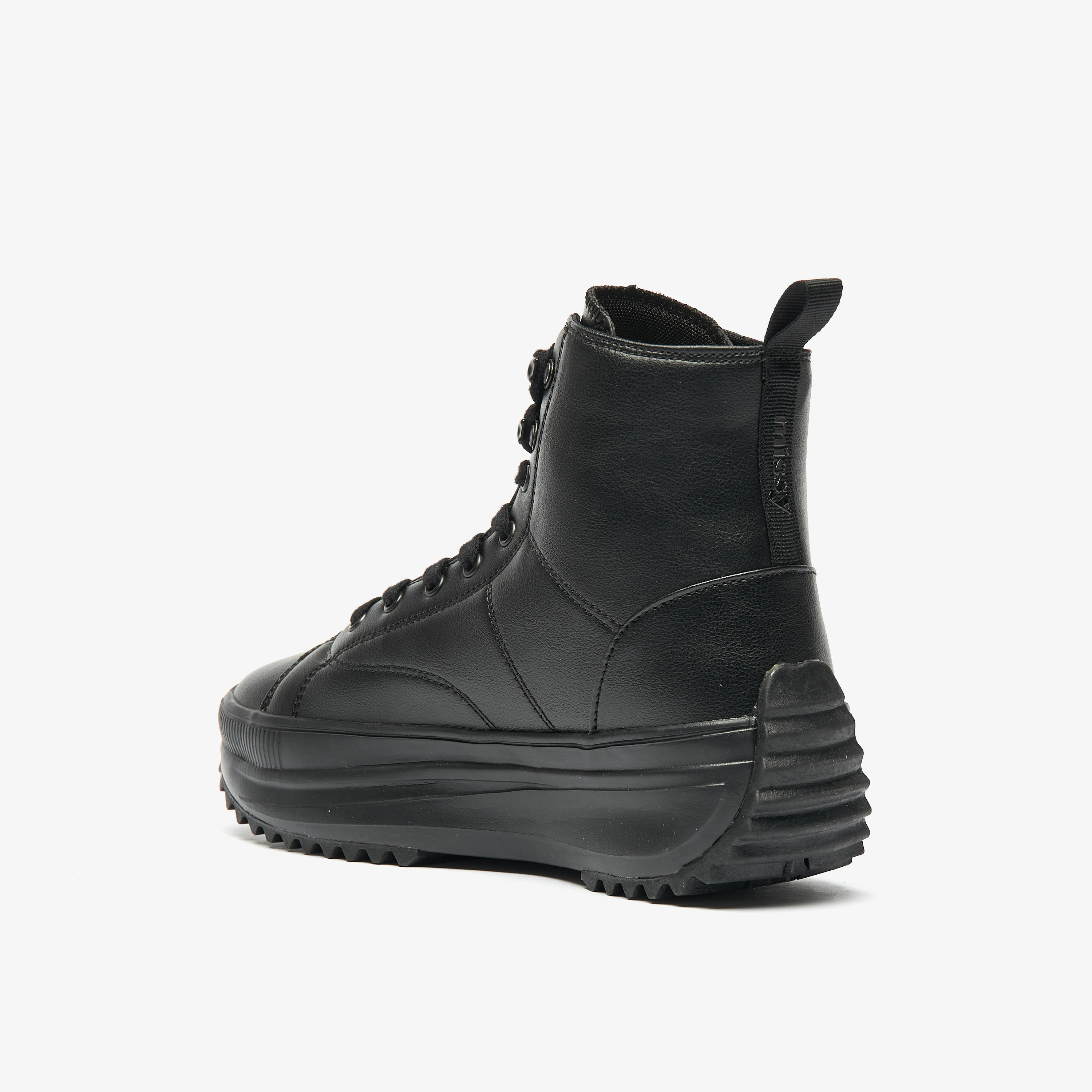 Missy Solid High Top Sneakers with Lace-Up Closure and Pull Tabs-women-shoes-sneakers-image-2