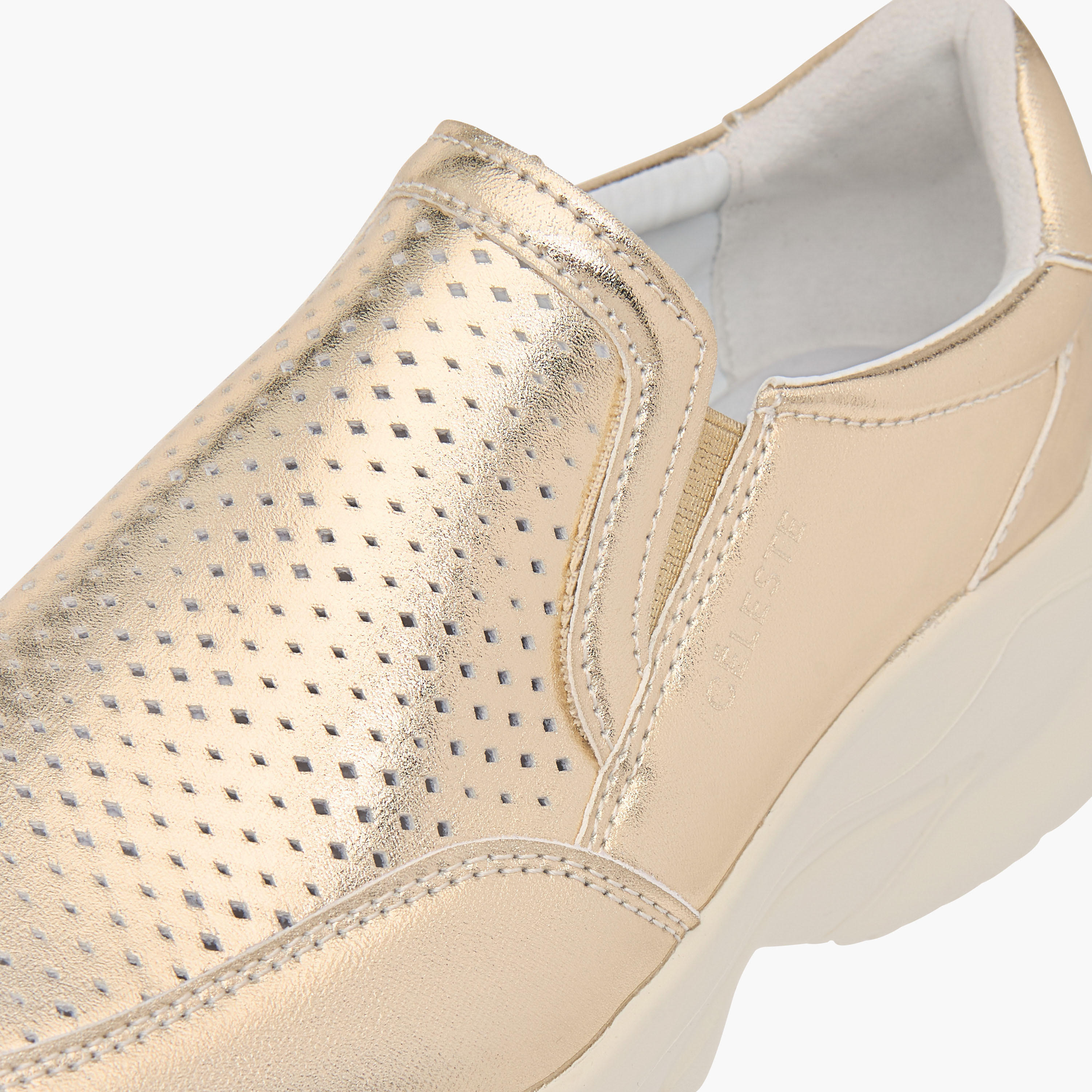 Celeste Women's Cutout Detail Slip-On Sneakers with Chunky Sole-women-shoes-sneakers-image-4