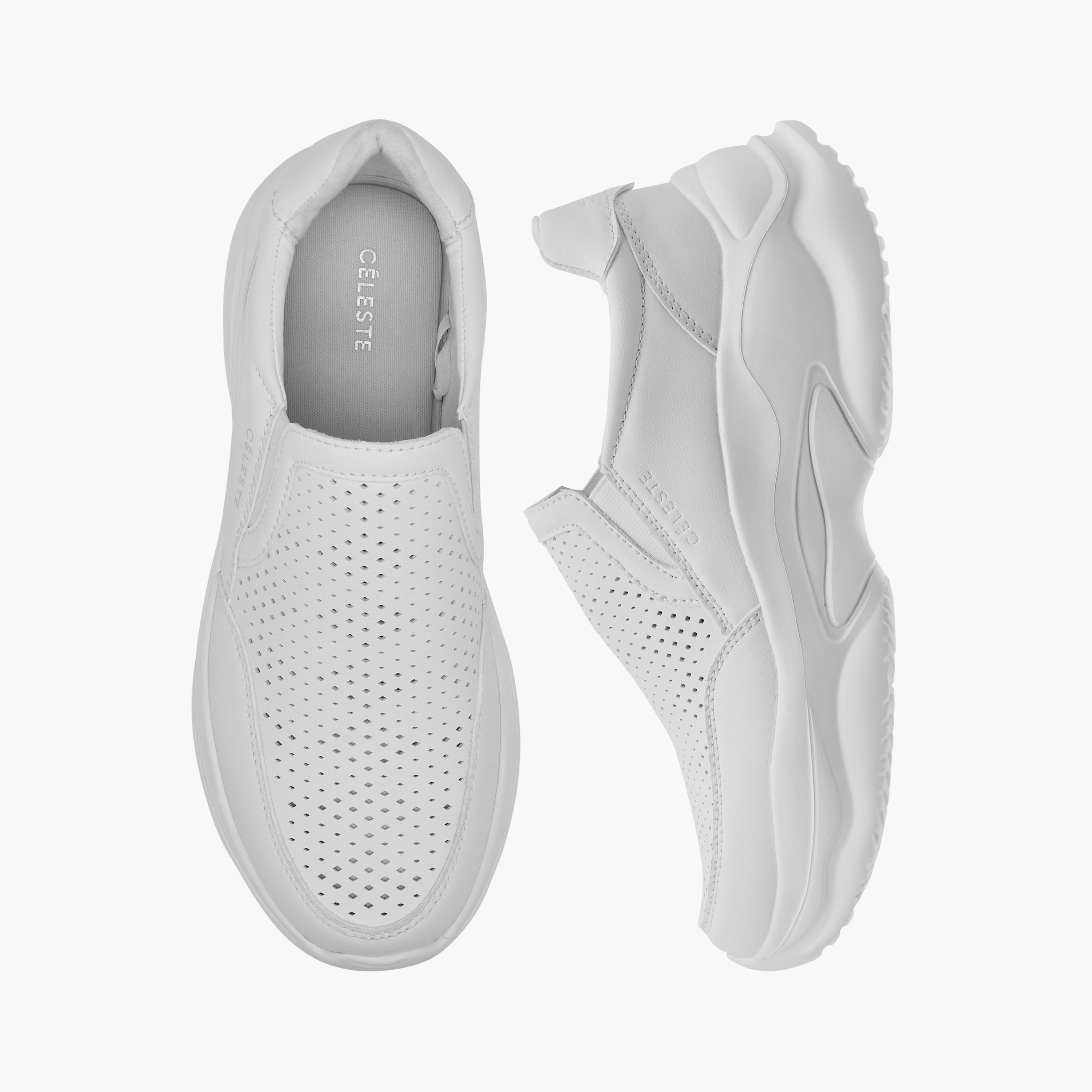 Celeste Women's Cutout Detail Slip-On Sneakers with Chunky Sole-women-shoes-sneakers-image-1