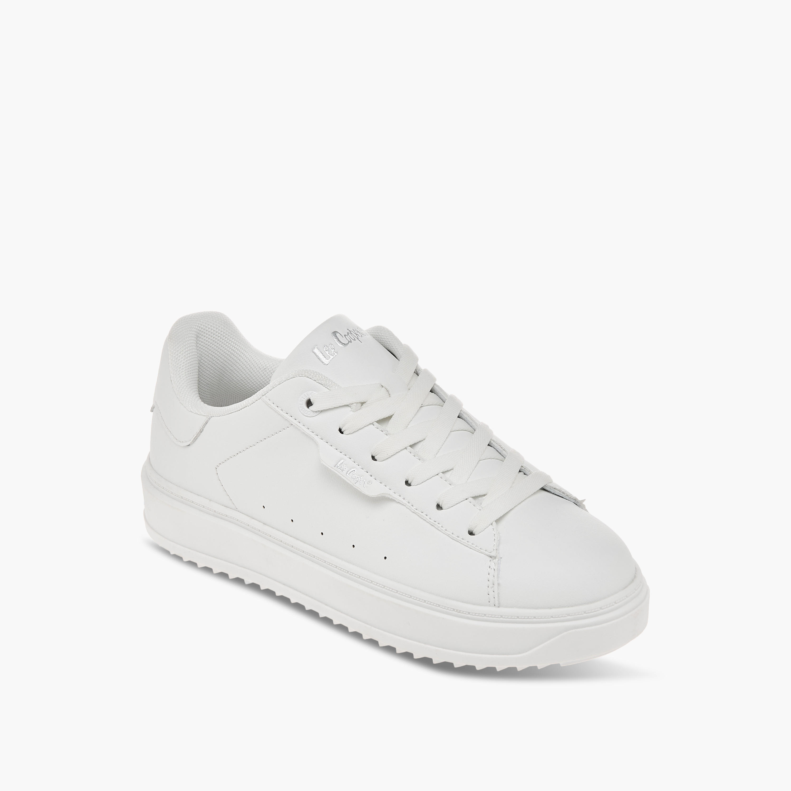 Lee Cooper Women's Panelled Sneakers with Lace-Up Closure-women-shoes-sneakers-image-2