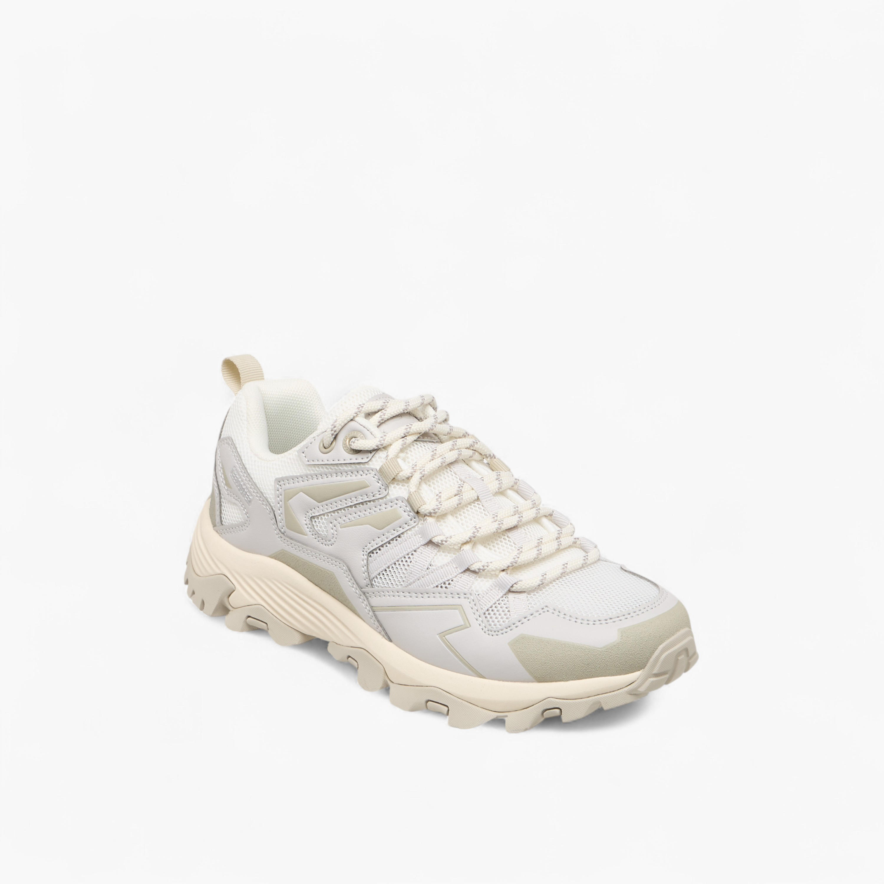 Lee Cooper Women's Panelled Lace-Up Sneakers with Pull Tab-women-shoes-sneakers-image-3