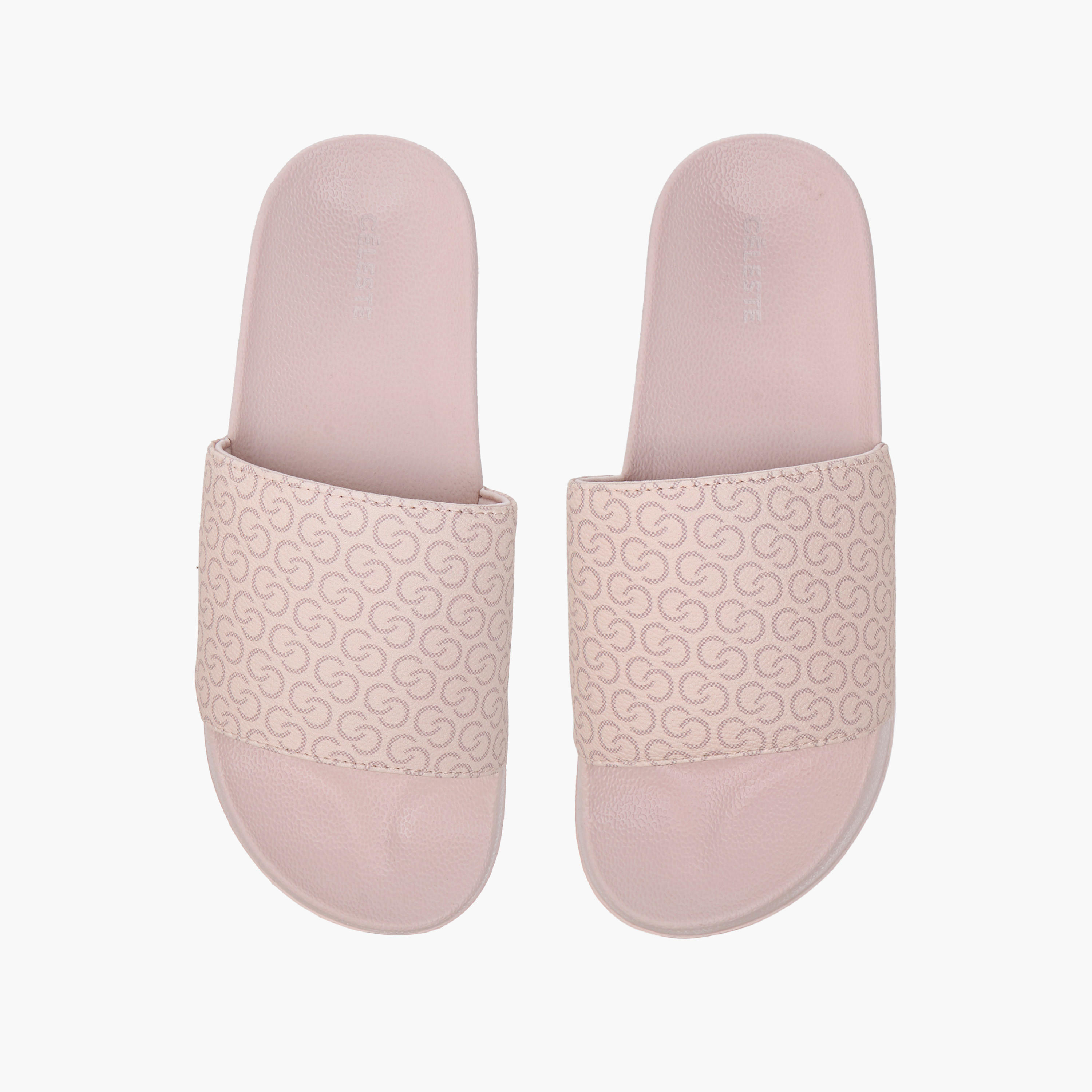 Celeste Women's Monogram Print Slip-On Slides-women-shoes-flipflopsandslides-image-1