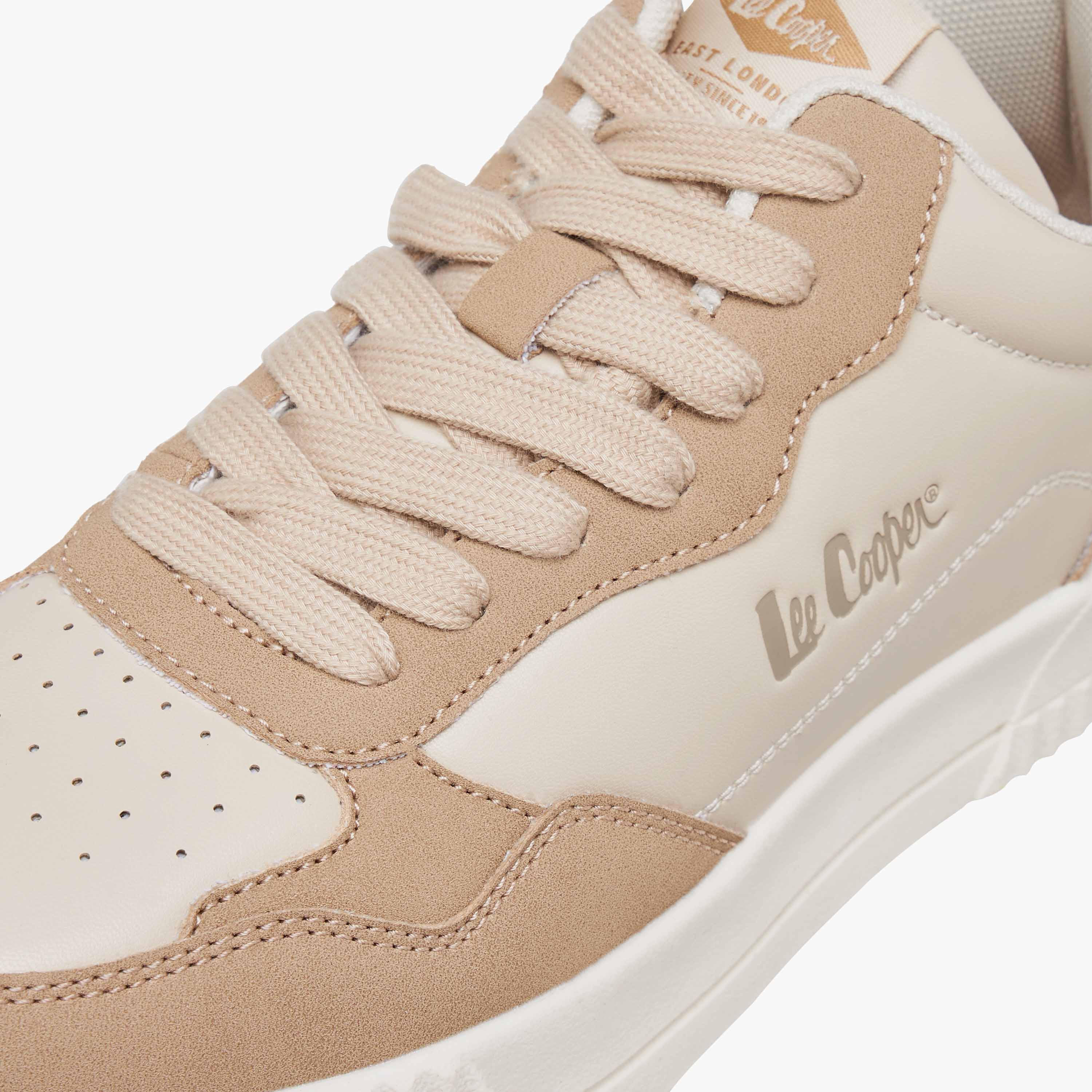 Lee Cooper Women's Logo Detail Sneakers with Lace-Up Closure-women-shoes-sneakers-image-4