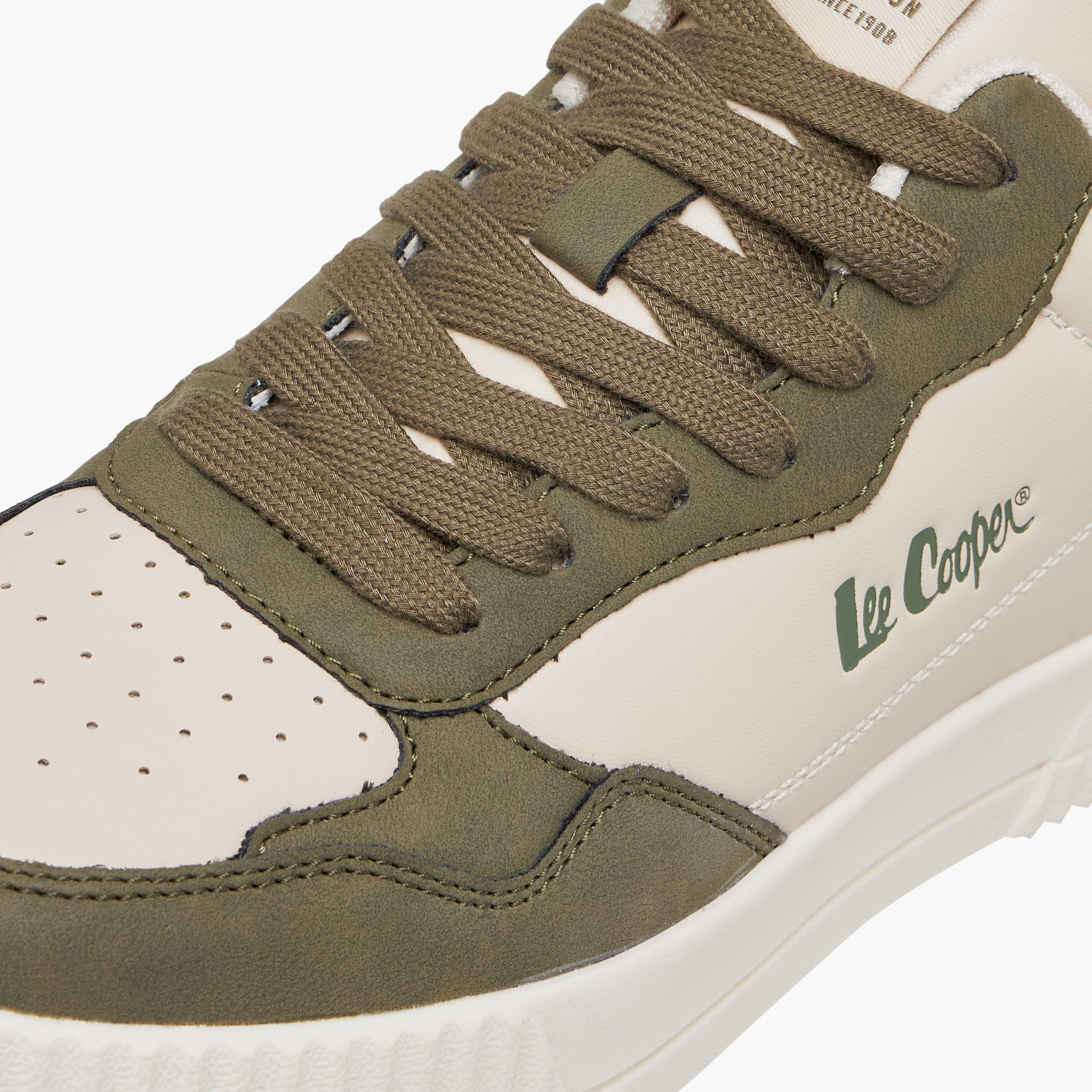 Lee Cooper Women's Logo Detail Sneakers with Lace-Up Closure-women-shoes-sneakers-image-4