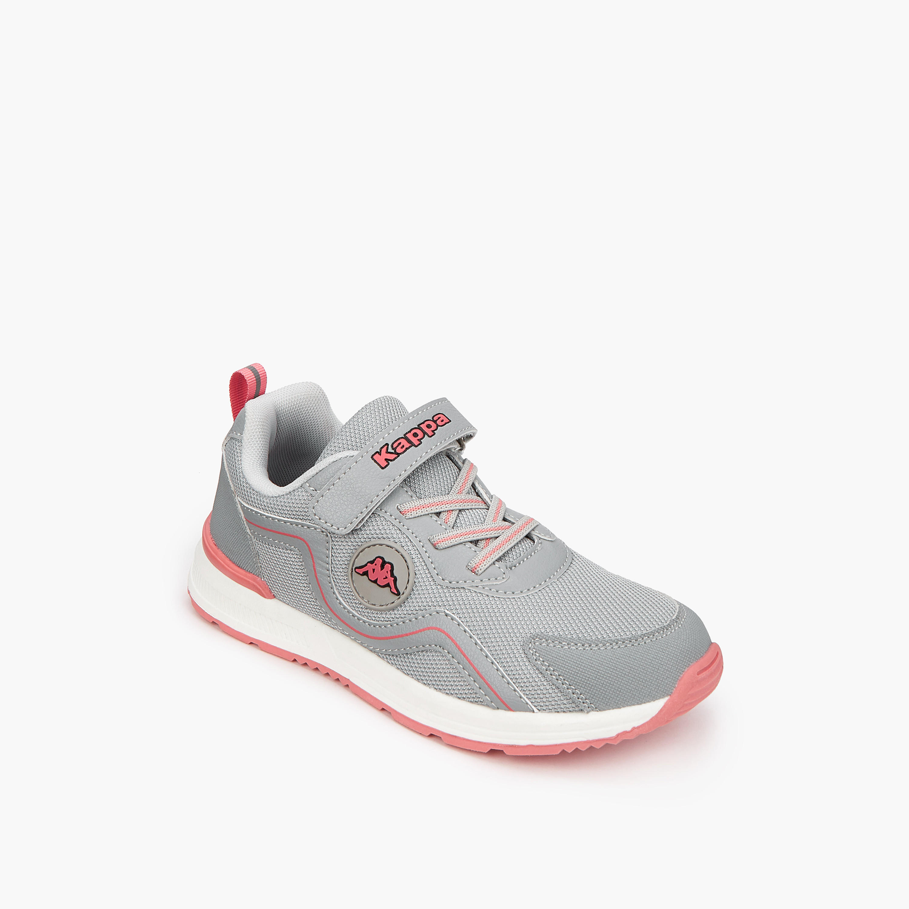 Kappa Girls Panelled Hook & Loop Walking Shoes-girls-shoes-sports-image-1