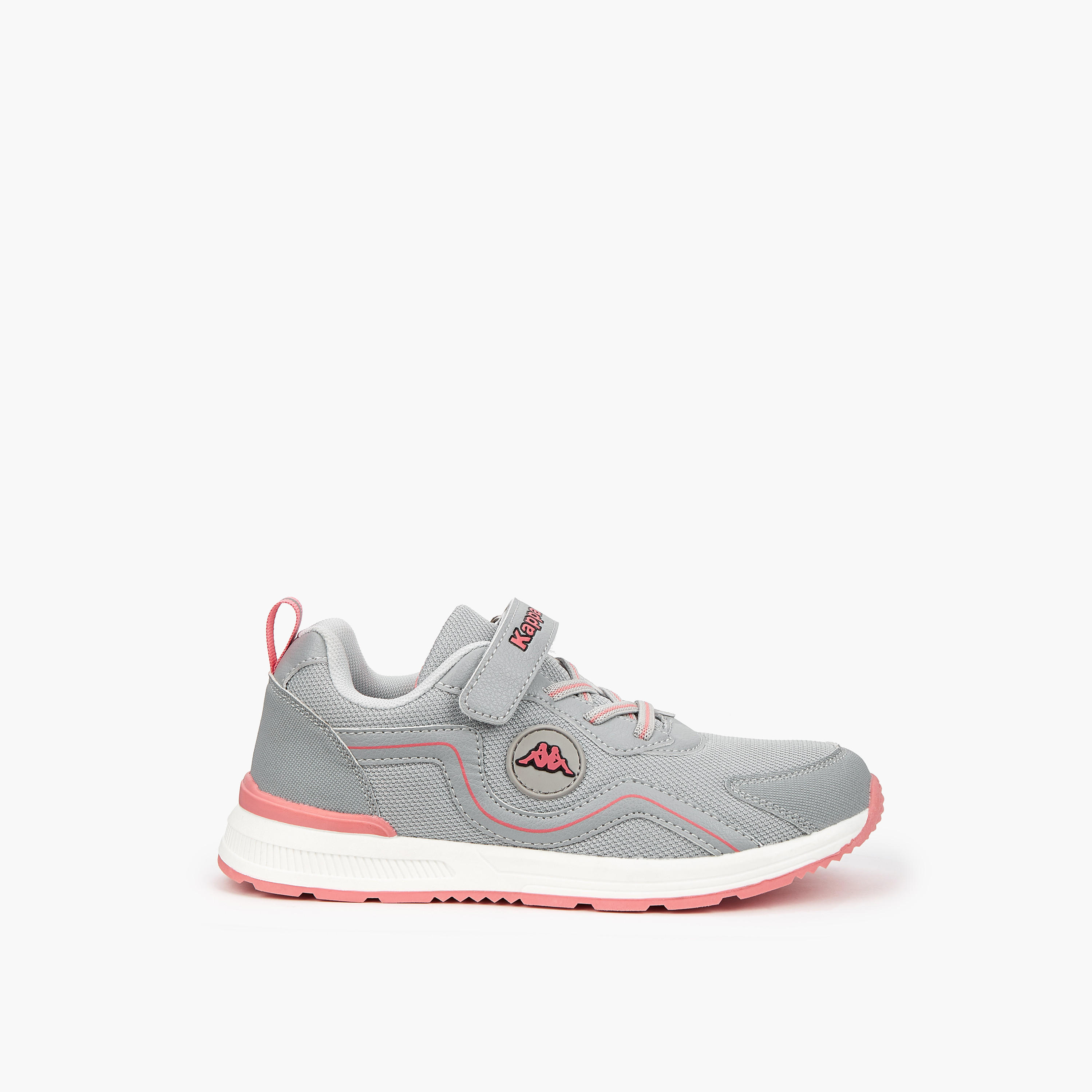 Kappa Girls Panelled Hook & Loop Walking Shoes-girls-shoes-sports-image-2