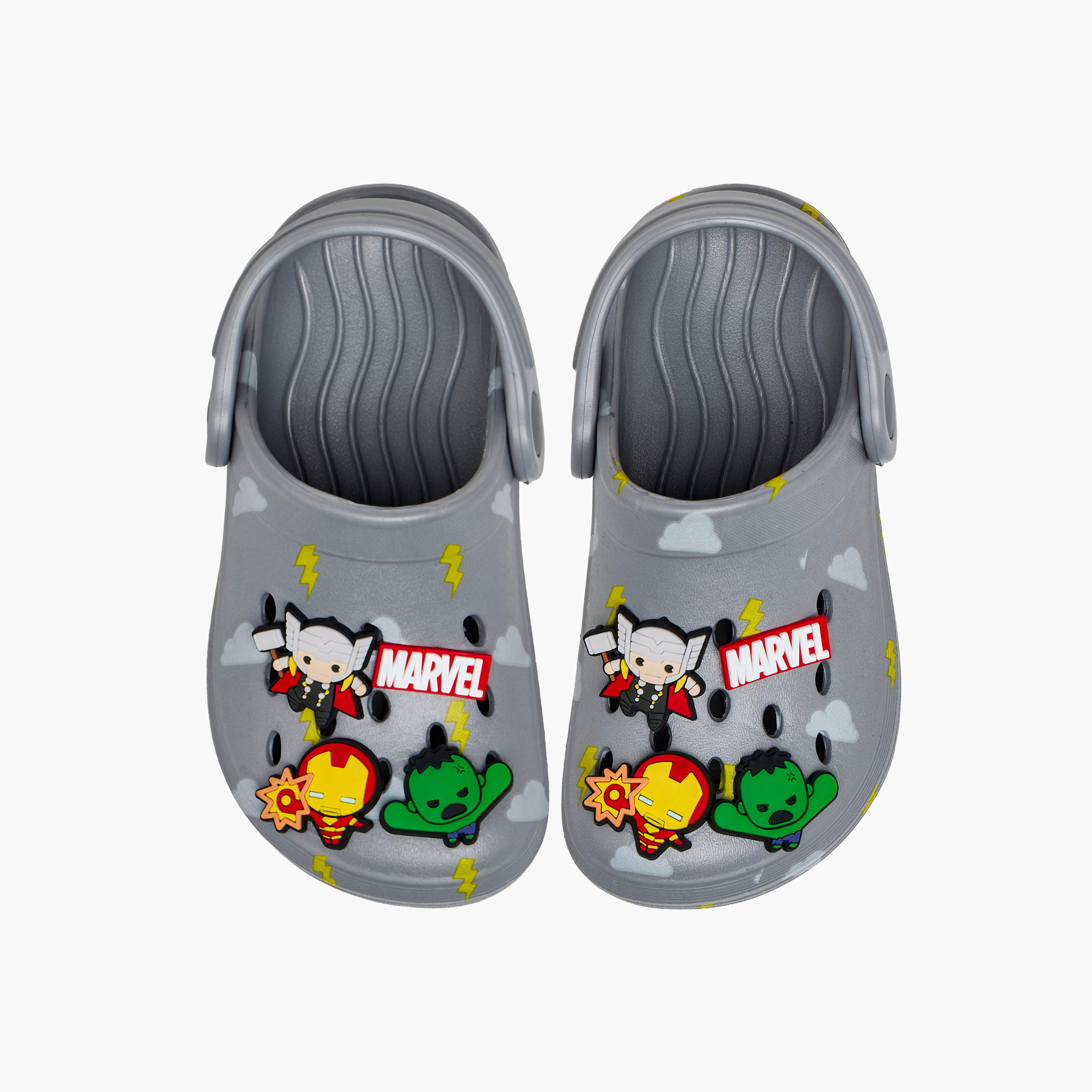 Boys Avengers Accent Clogs-boys-shoes-sandals-image-1