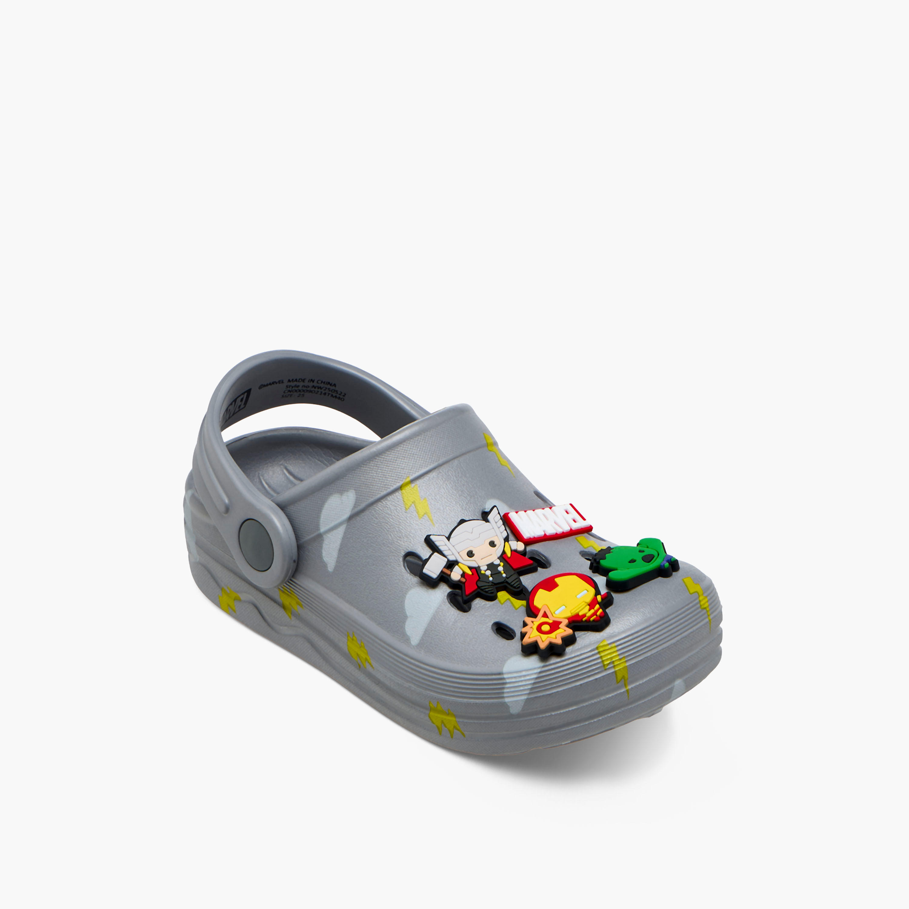 Boys Avengers Accent Clogs-boys-shoes-sandals-image-2