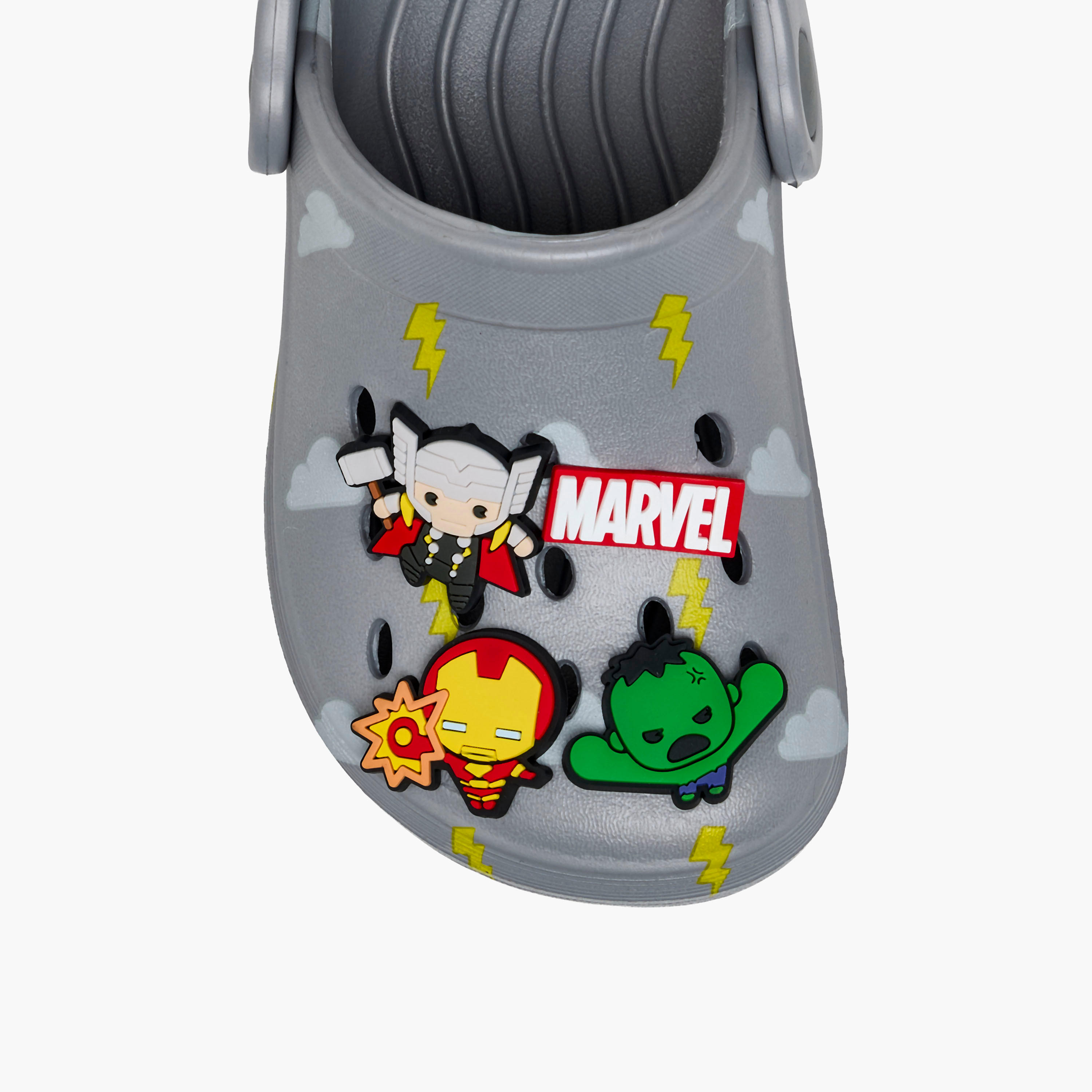 Boys Avengers Accent Clogs-boys-shoes-sandals-image-4