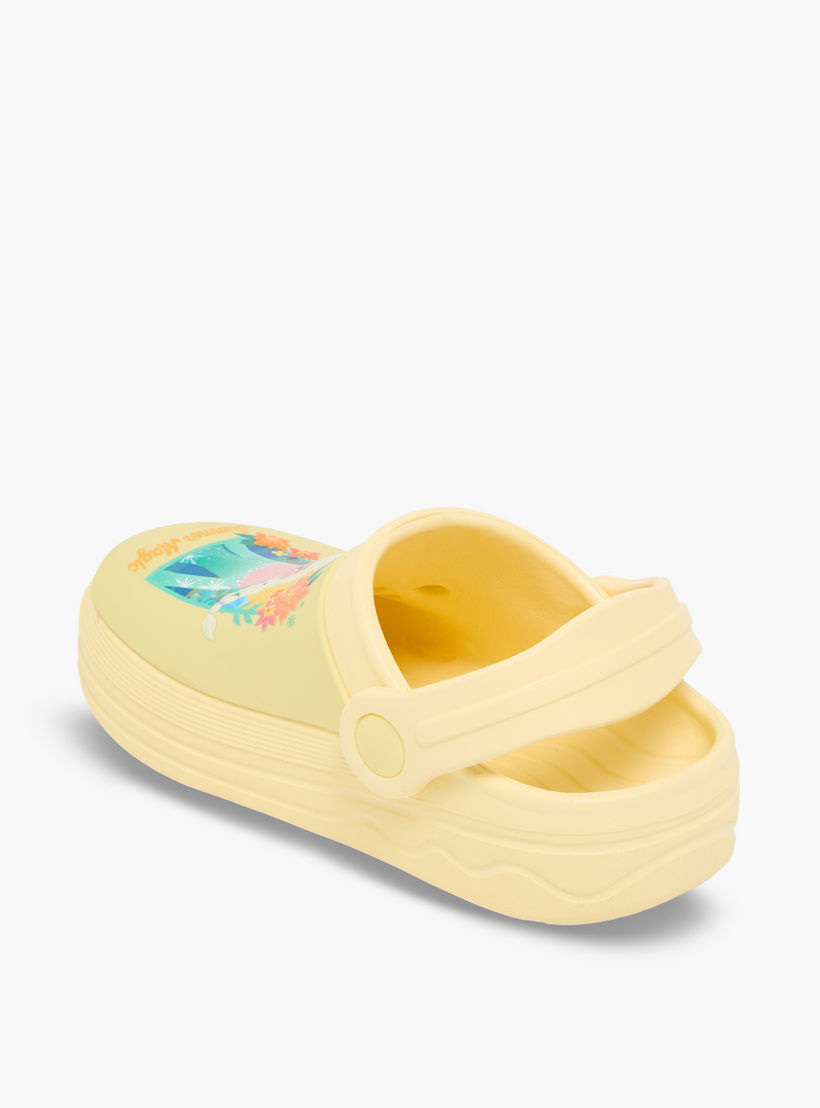 صندل كلوج بحزام خلفي وطبعات للبنات من ديزني-girls-shoes-sandals-image-5