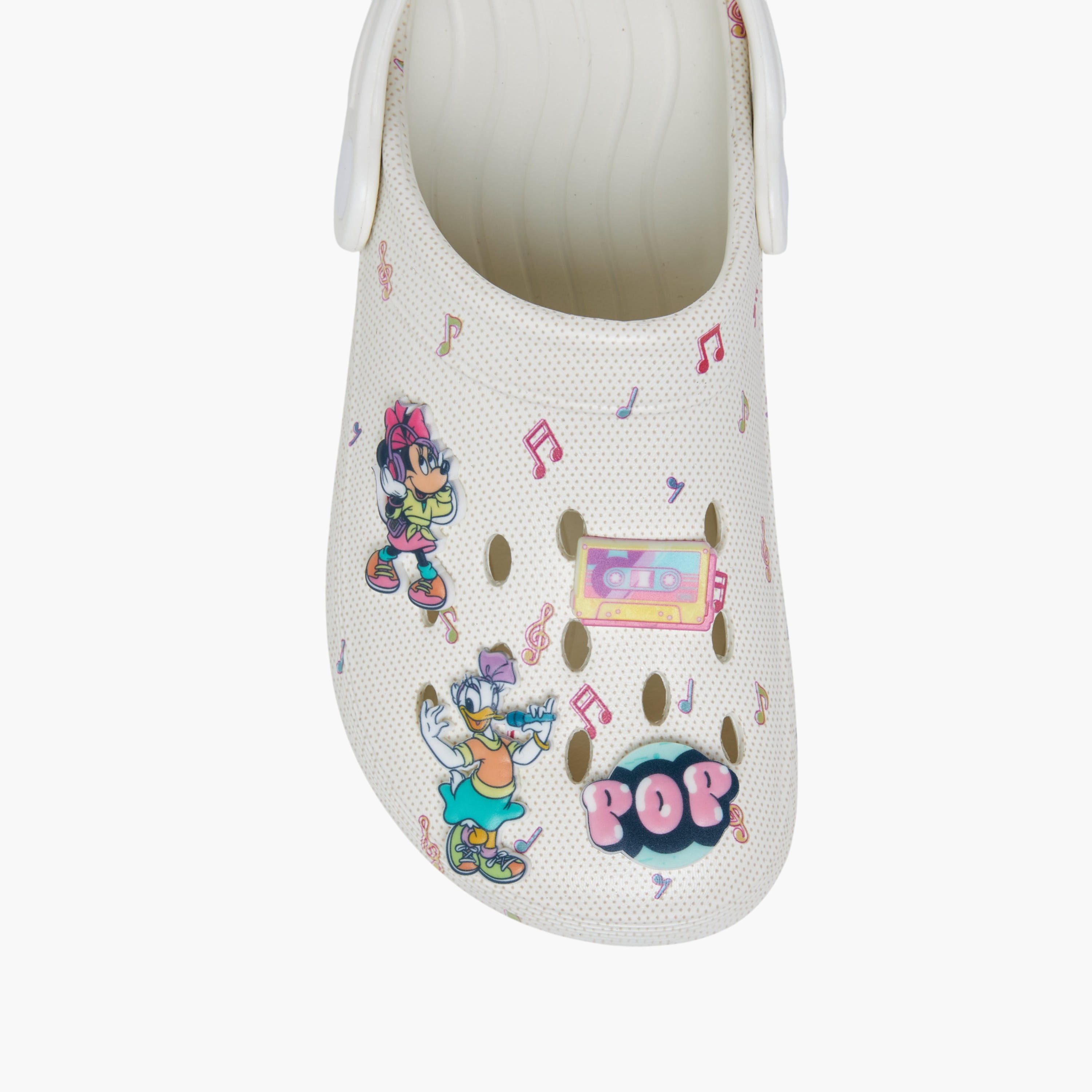 صندل كلوج بحزام خلفي وطبعات ميني والأصدقاء للبنات من ديزني-girls-shoes-sandals-image-4