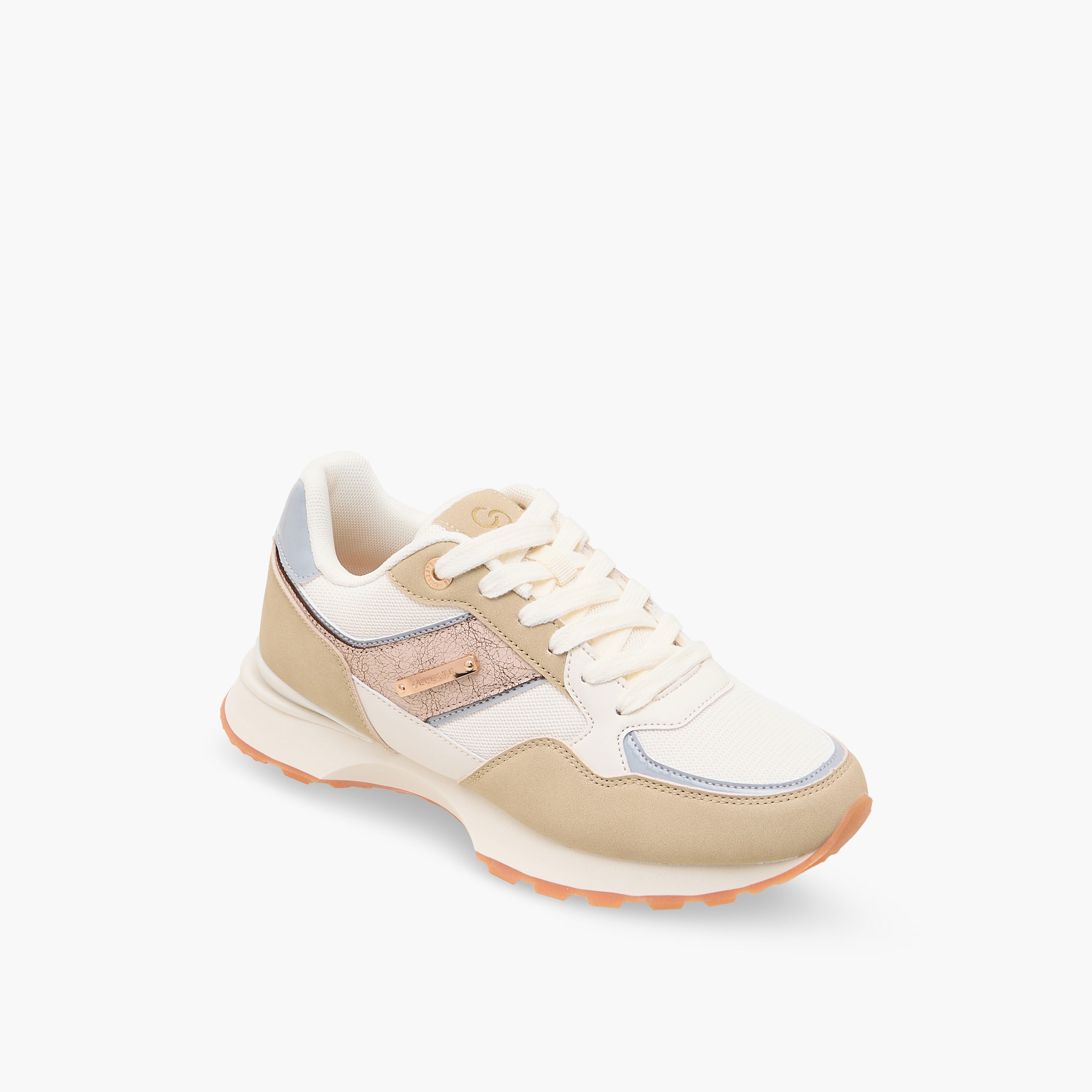Celeste Women Panelled Lace-Up Sneakers-women-shoes-sneakers-image-2