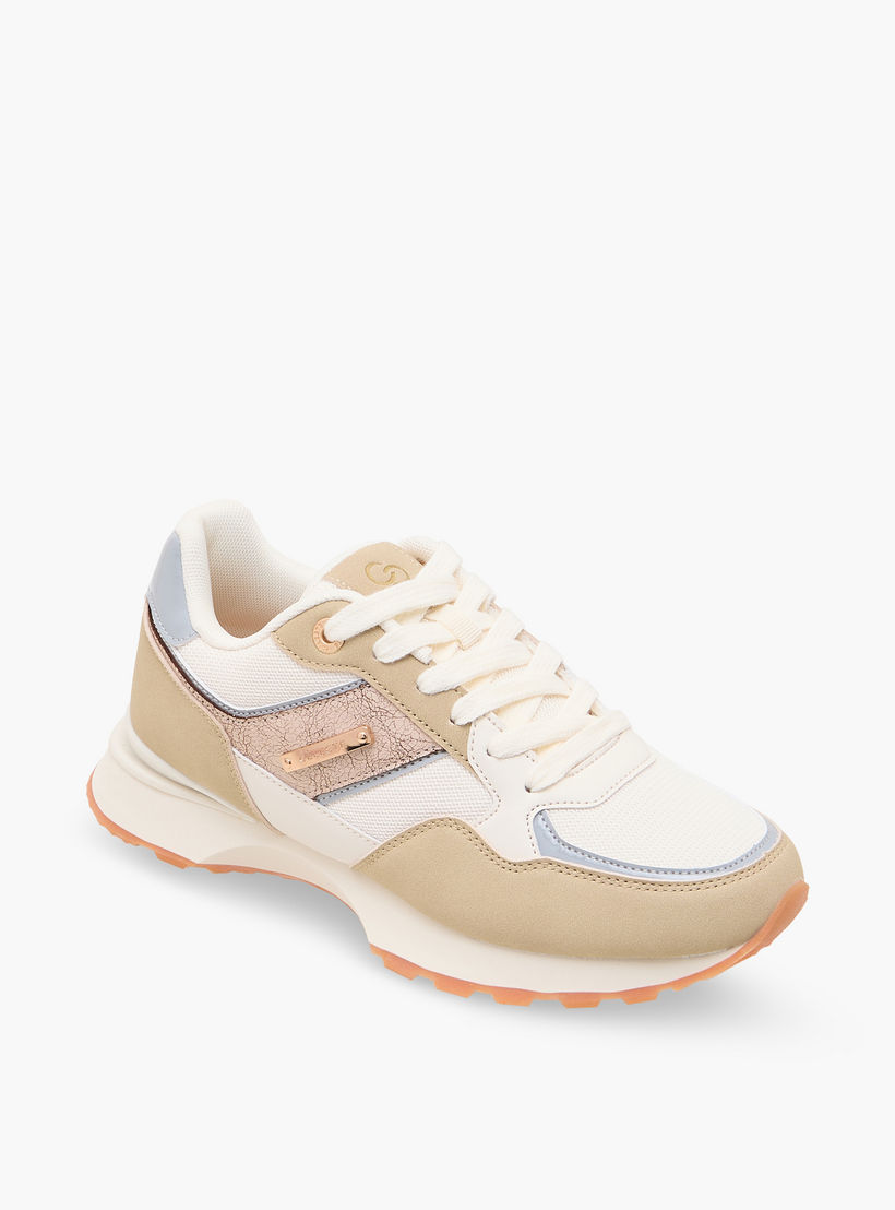 Celeste Women Panelled Lace-Up Sneakers-women-shoes-sneakers-image-2