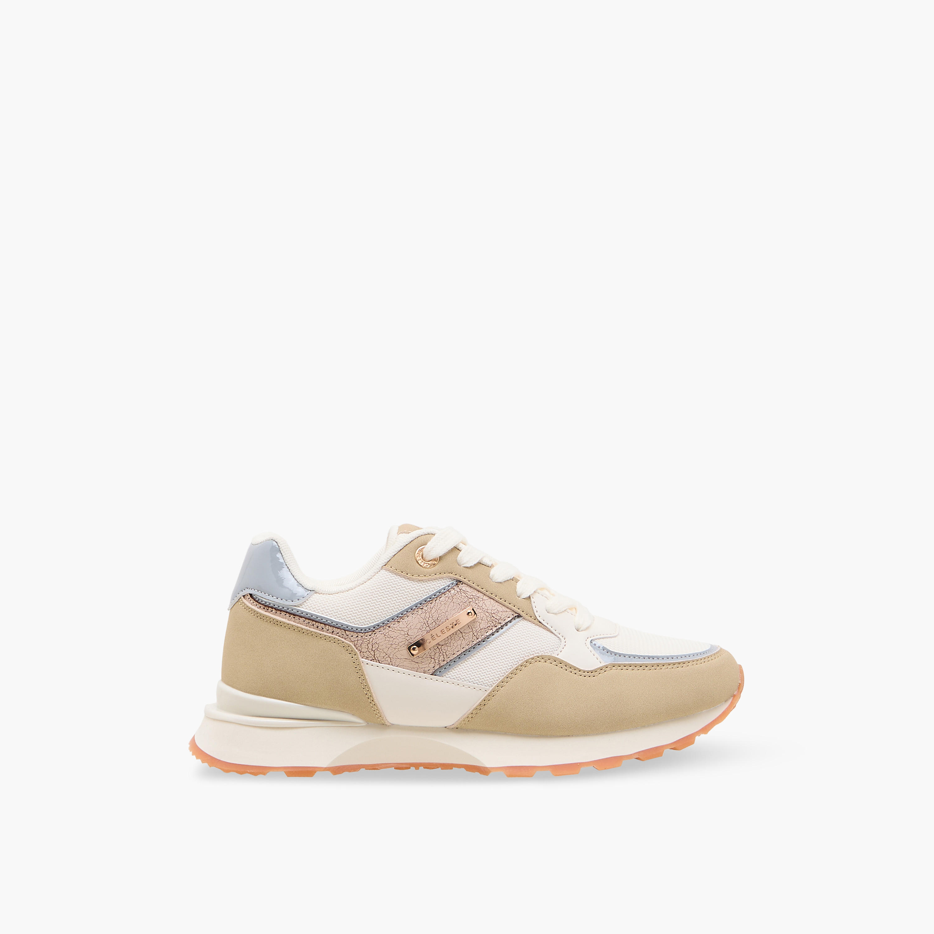 Celeste Women Panelled Lace-Up Sneakers-women-shoes-sneakers-image-3