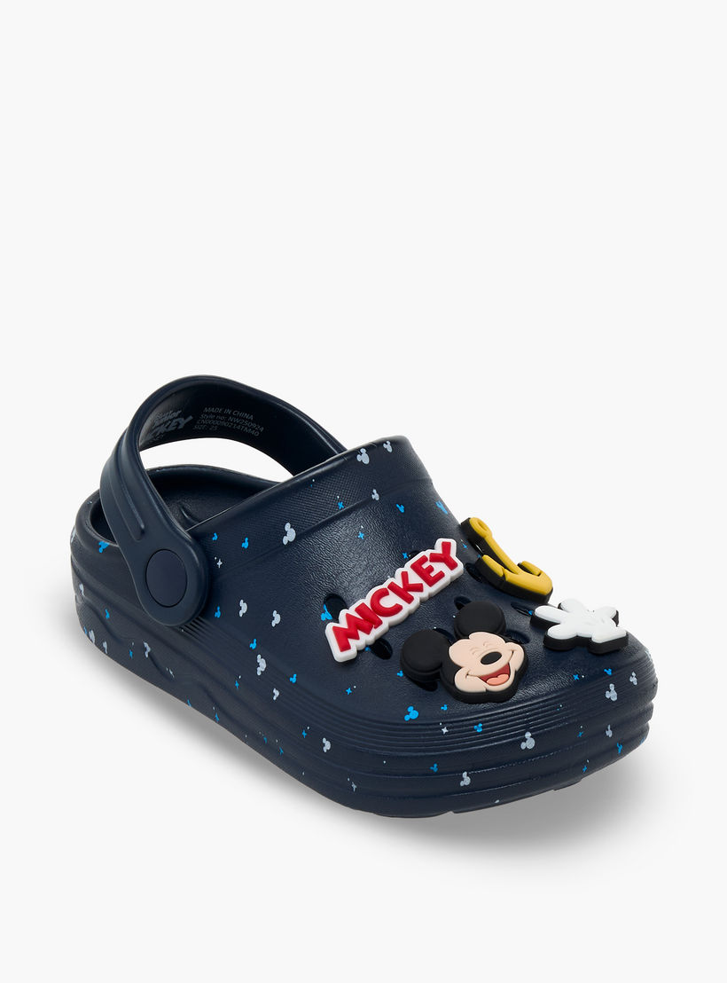 صندل كلوج بطبعات ميكي ماوس وحزام خلفي للأولاد من ديزني-boys-shoes-sandals-image-2