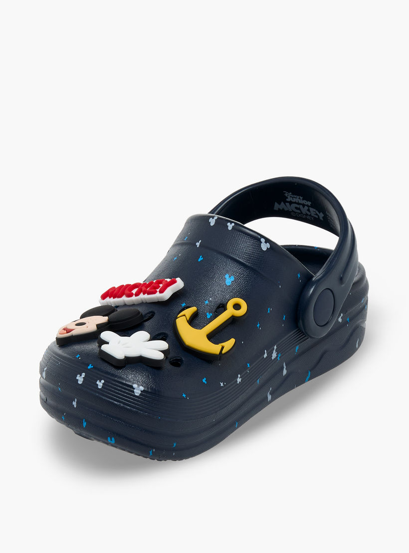 صندل كلوج بطبعات ميكي ماوس وحزام خلفي للأولاد من ديزني-boys-shoes-sandals-image-4