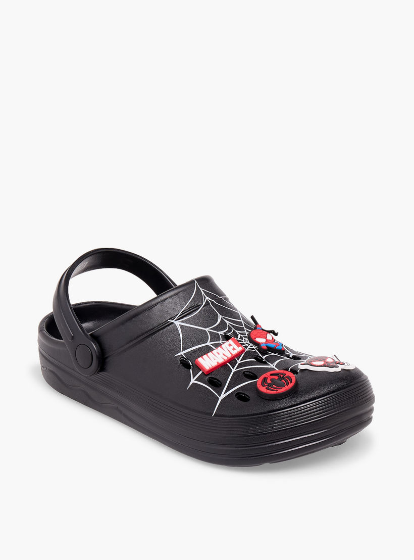 Marvel Boys Spider-Man Clogs-boys-shoes-flipflopsandslides-image-2