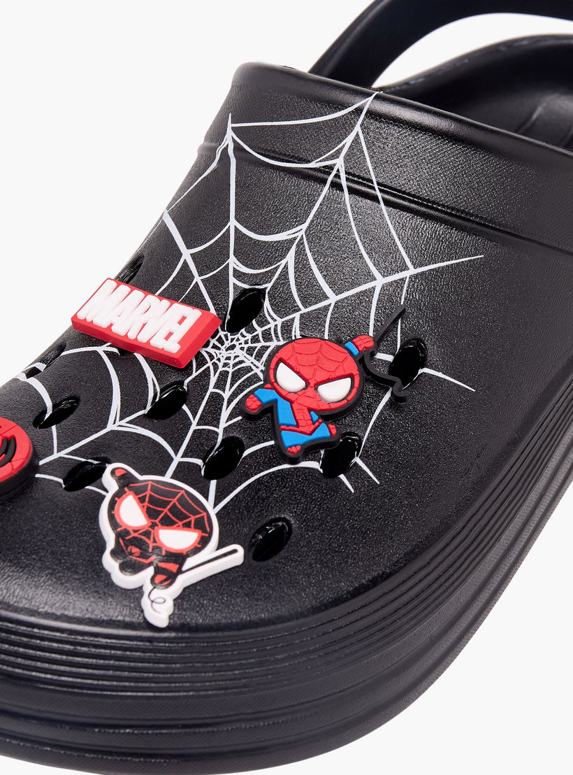 Marvel Boys Spider-Man Clogs-boys-shoes-flipflopsandslides-image-4