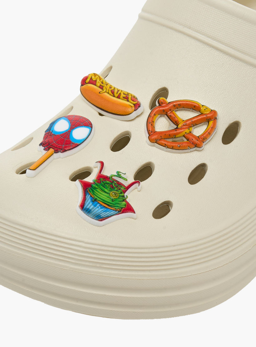 Boys Avengers Detail Clogs with Backstrap-boys-shoes-sandals-image-7