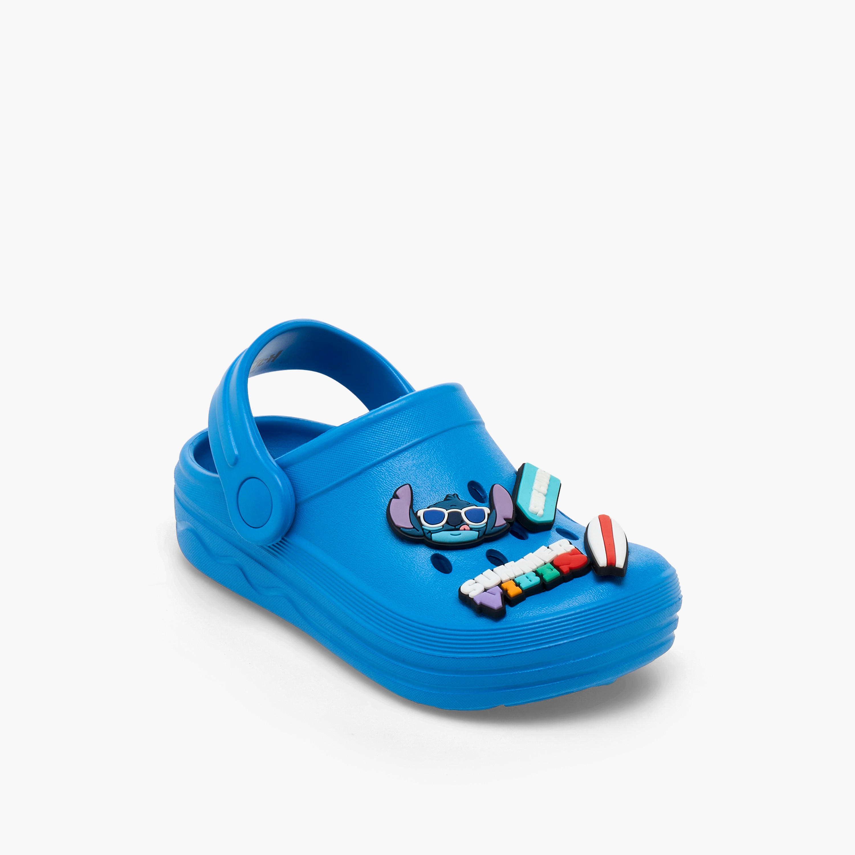 صندل كلوج بحزام خلفي بزينة ستيتش للأولاد من ديزني-boys-shoes-sandals-image-2