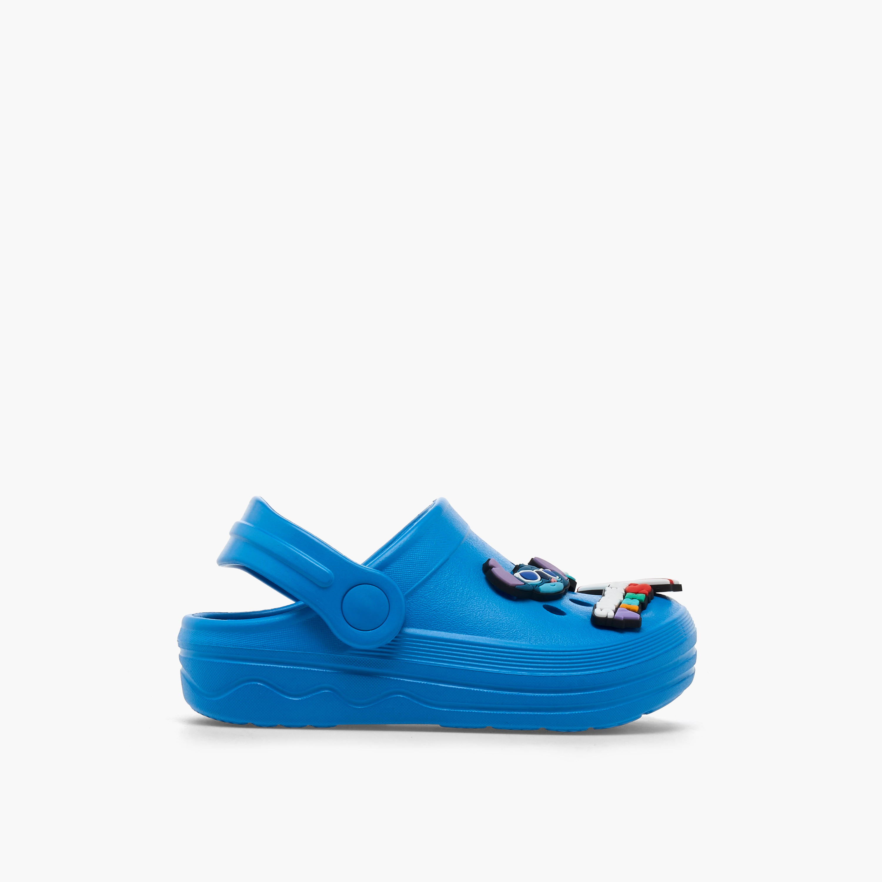 صندل كلوج بحزام خلفي بزينة ستيتش للأولاد من ديزني-boys-shoes-sandals-image-3